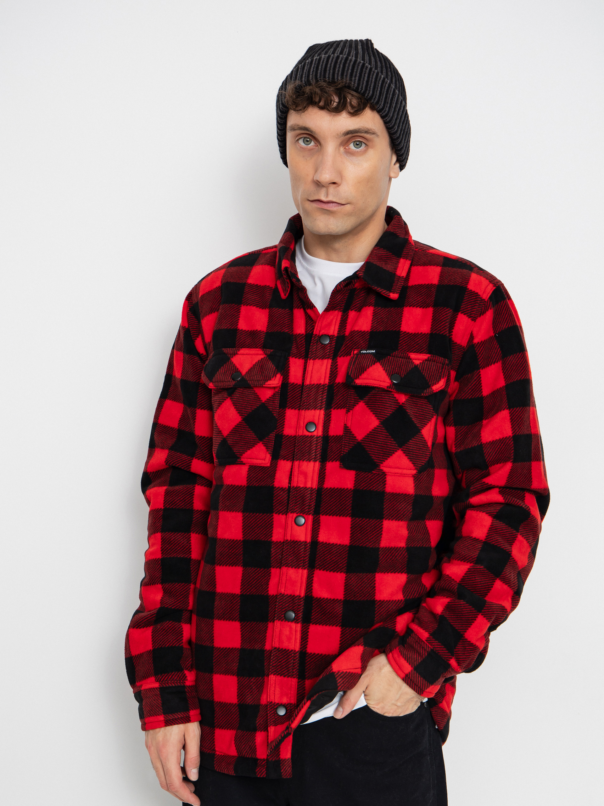 Сорочка Volcom Bowered Fleece (lifeguard red)