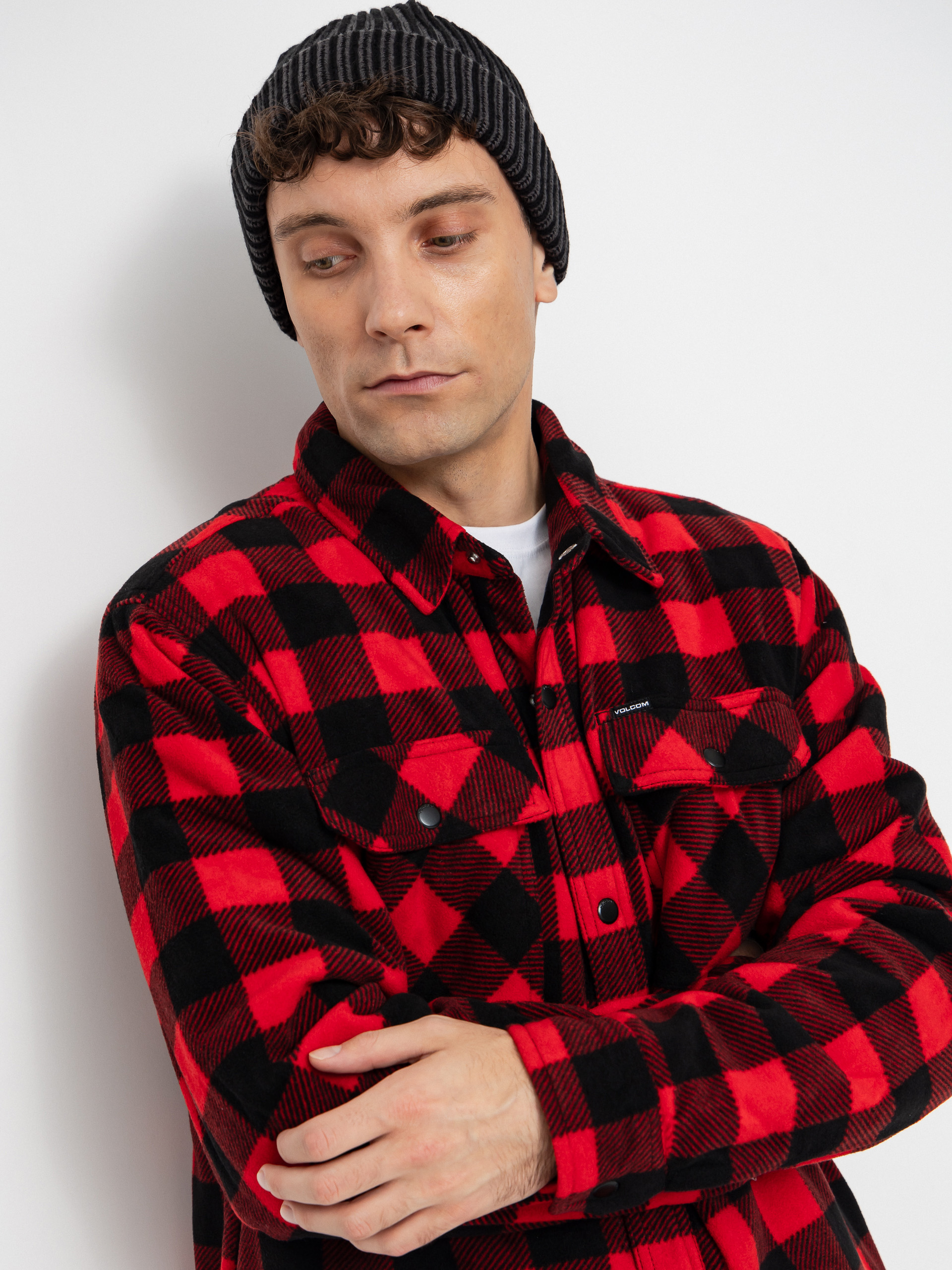 Сорочка Volcom Bowered Fleece (lifeguard red)