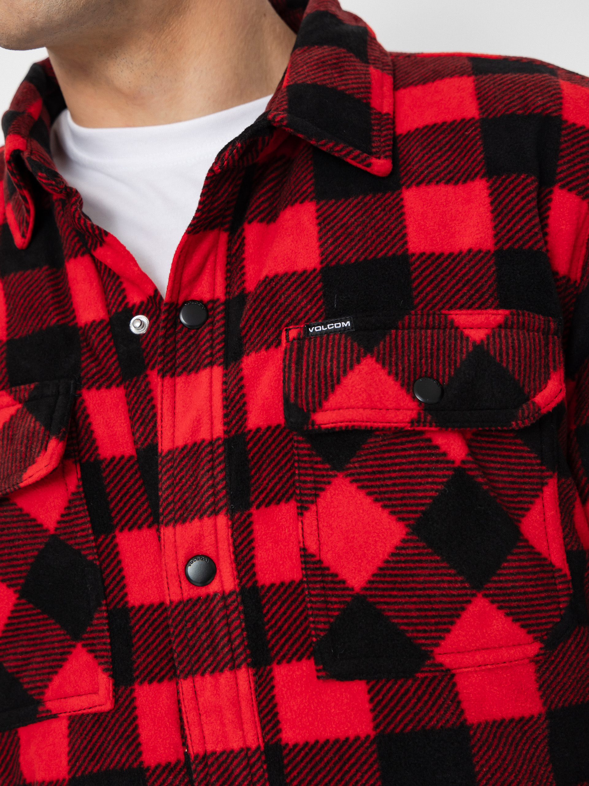 Сорочка Volcom Bowered Fleece (lifeguard red)