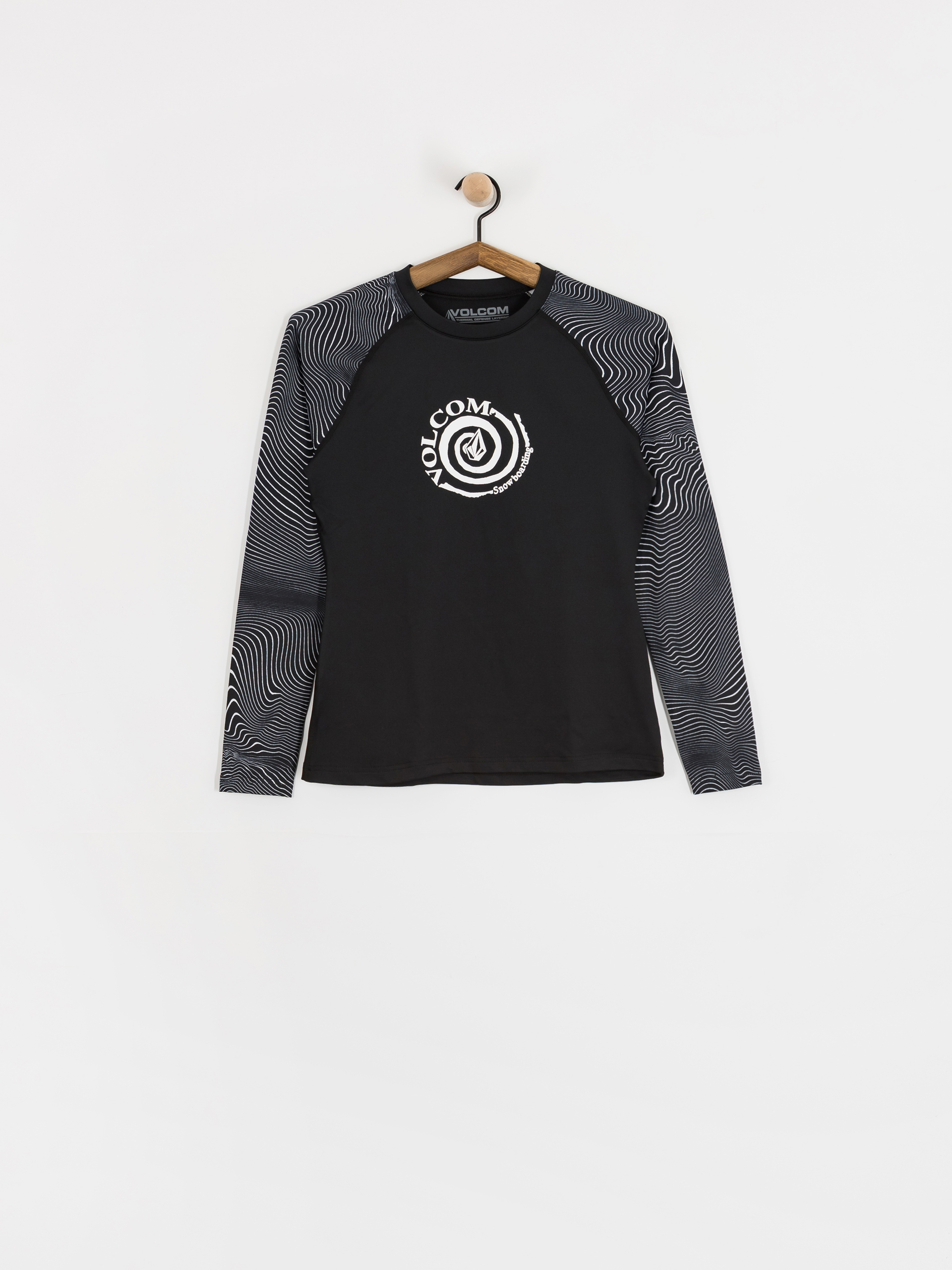 Термолонгслів Volcom V Science Crew Wmn (black white)