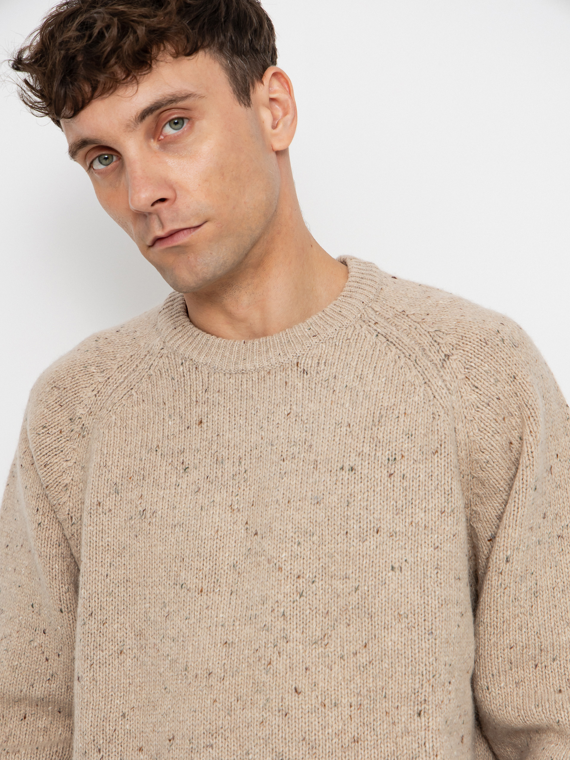 Светр Carhartt WIP Anglistic (speckled fleur de sel)