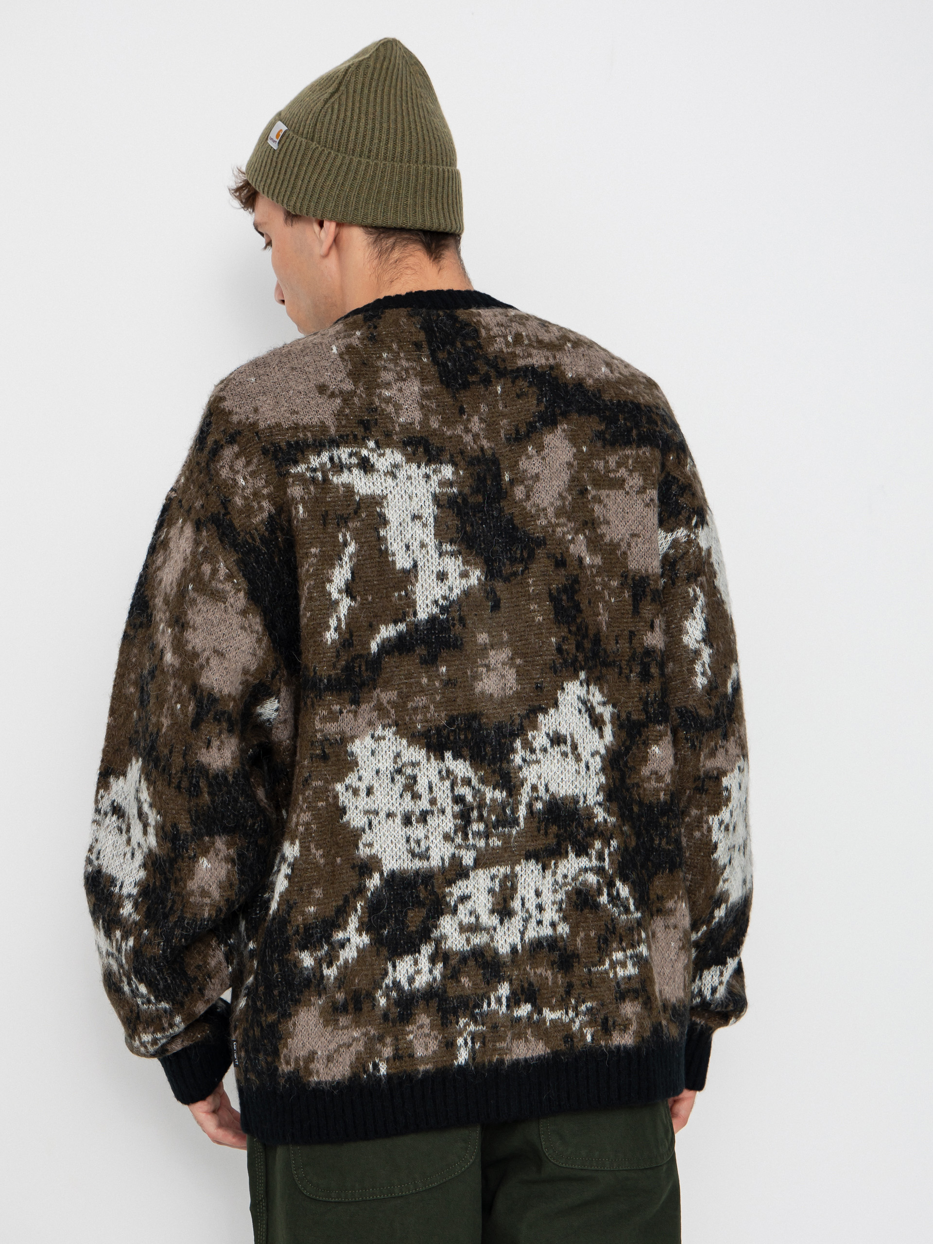 Светр Carhartt WIP Merton Cardigan (wild dog jacquard)