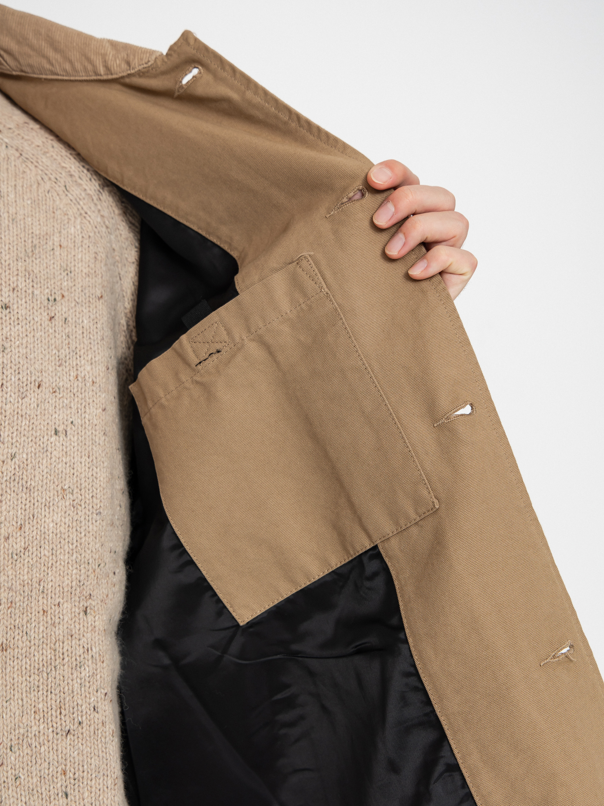 Куртка Carhartt WIP Webster Coat (leather/leather/rinsed)
