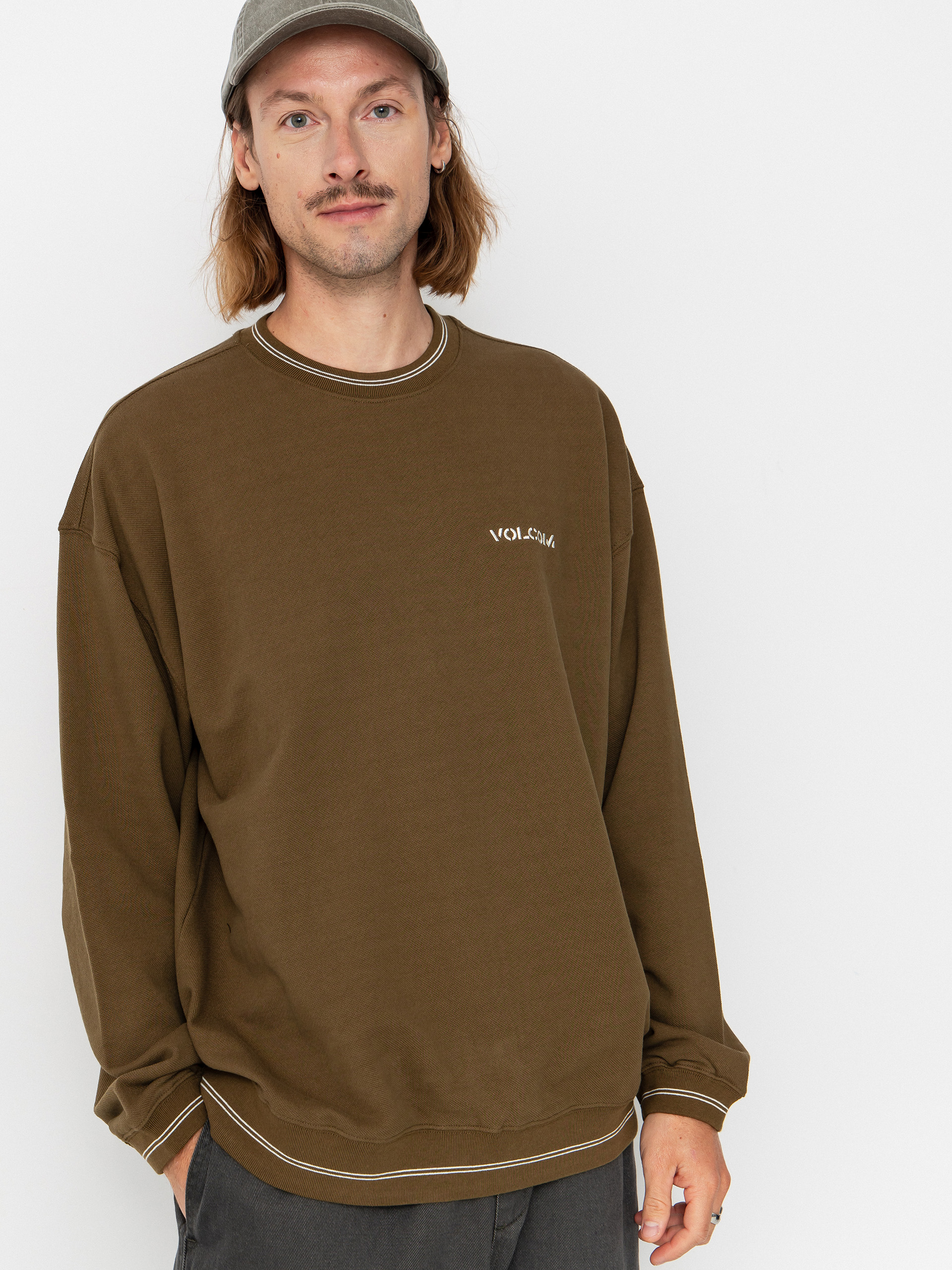 Світшот Volcom K Stone Crew (sage leaf)