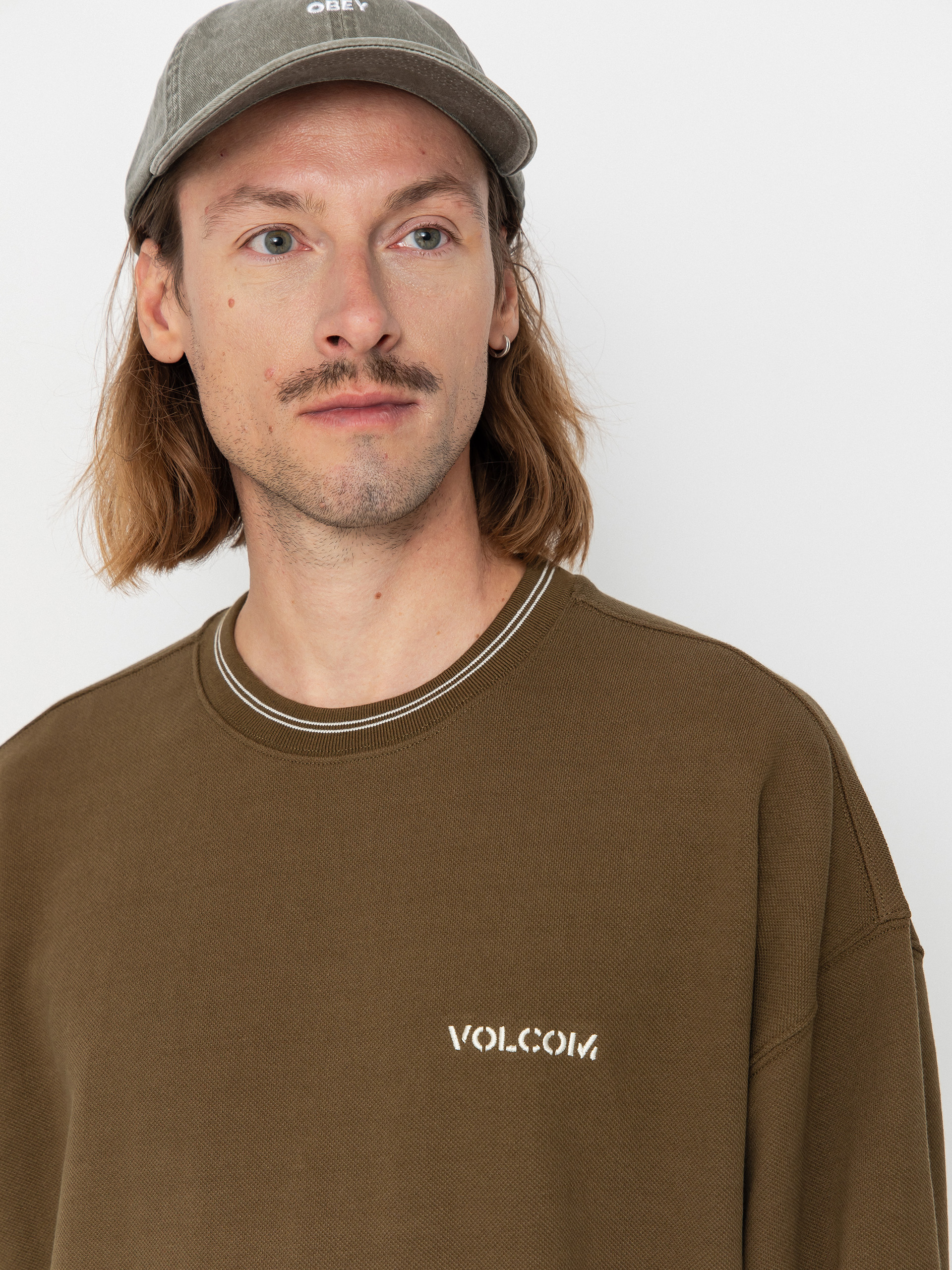 Світшот Volcom K Stone Crew (sage leaf)