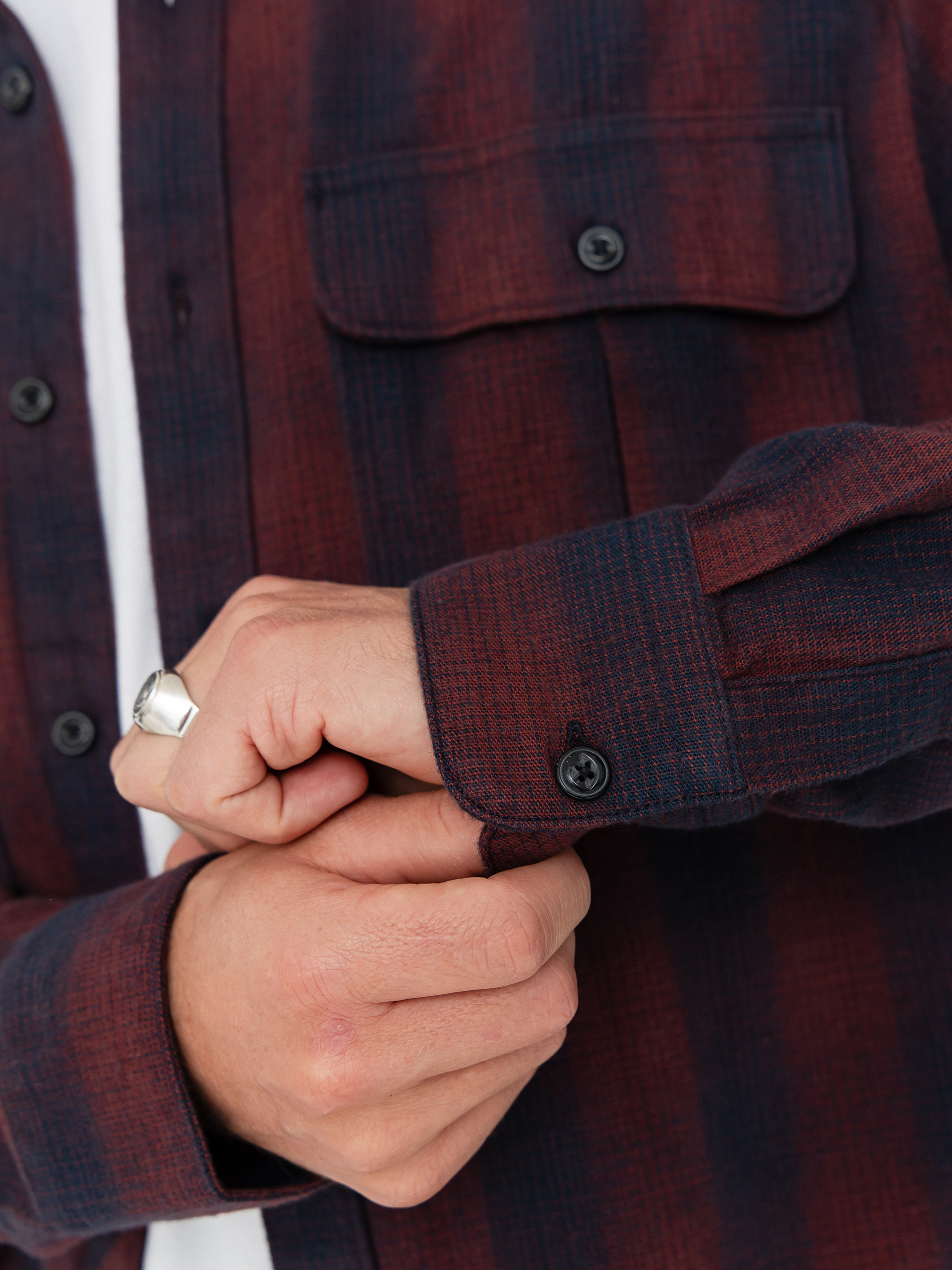 Сорочка Volcom Shadowstone Flannel (navy)