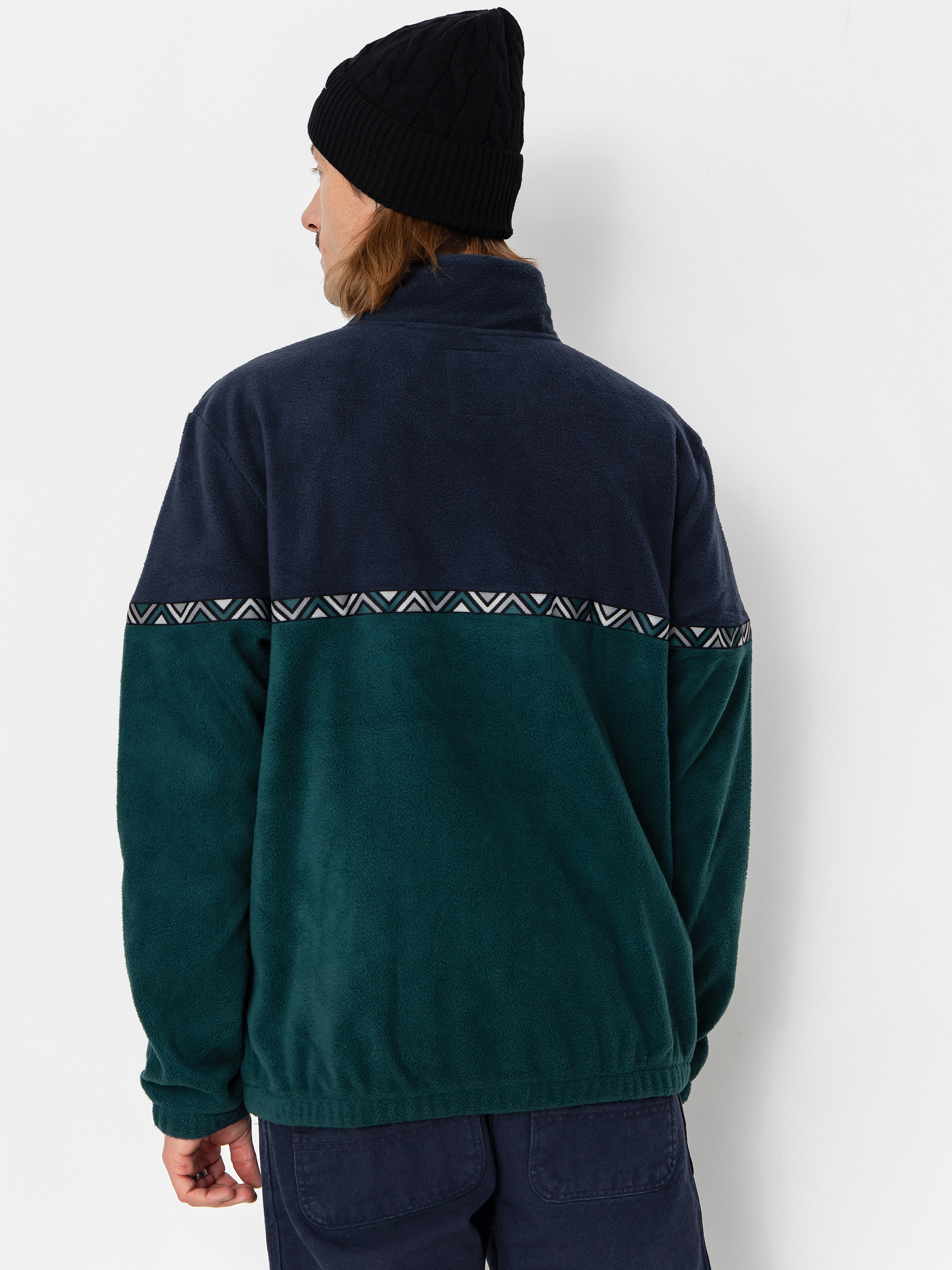 Чоловічий Флісовий светр Iriedaily Monte Noe (blue green)