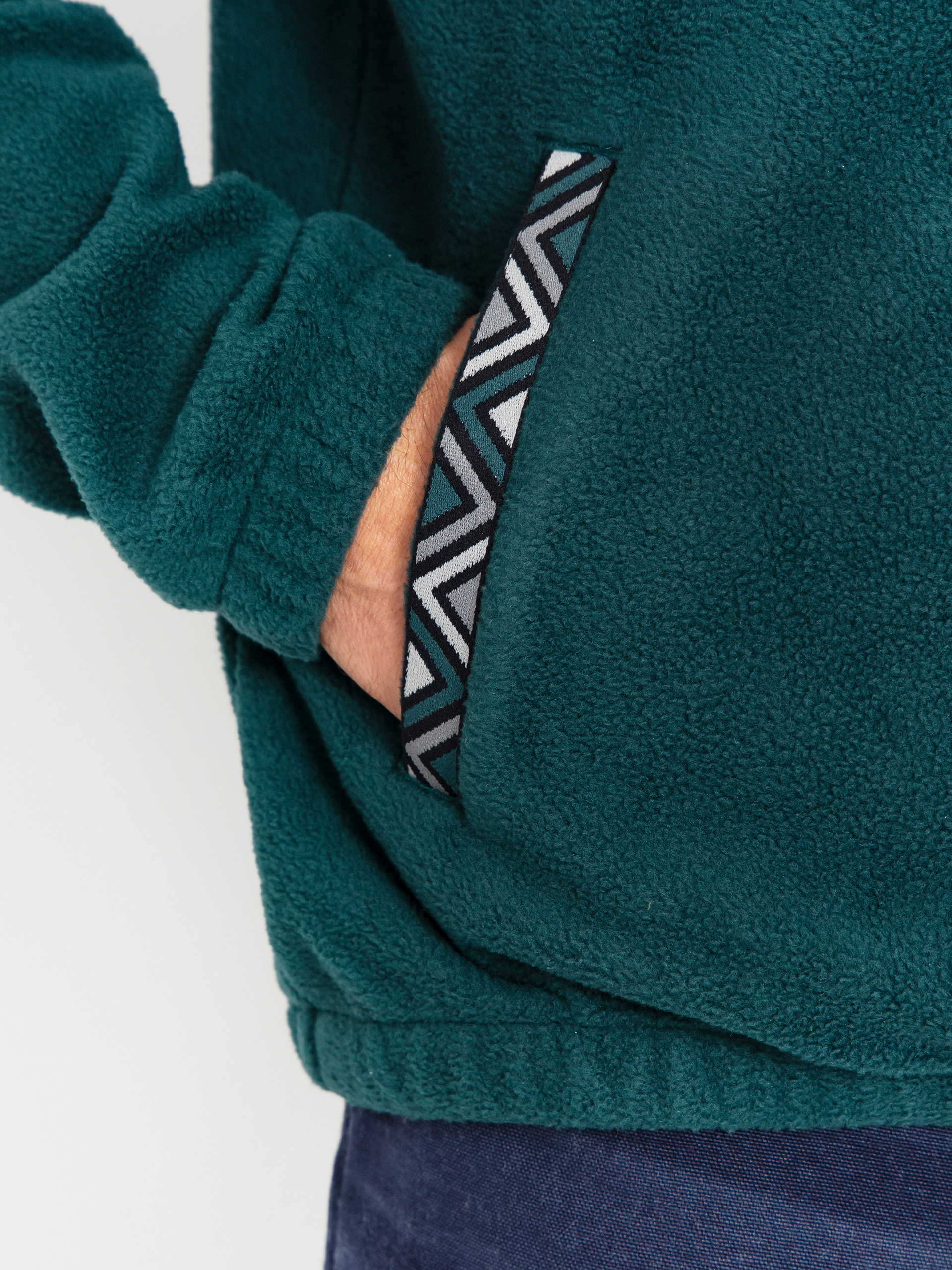 Чоловічий Флісовий светр Iriedaily Monte Noe (blue green)