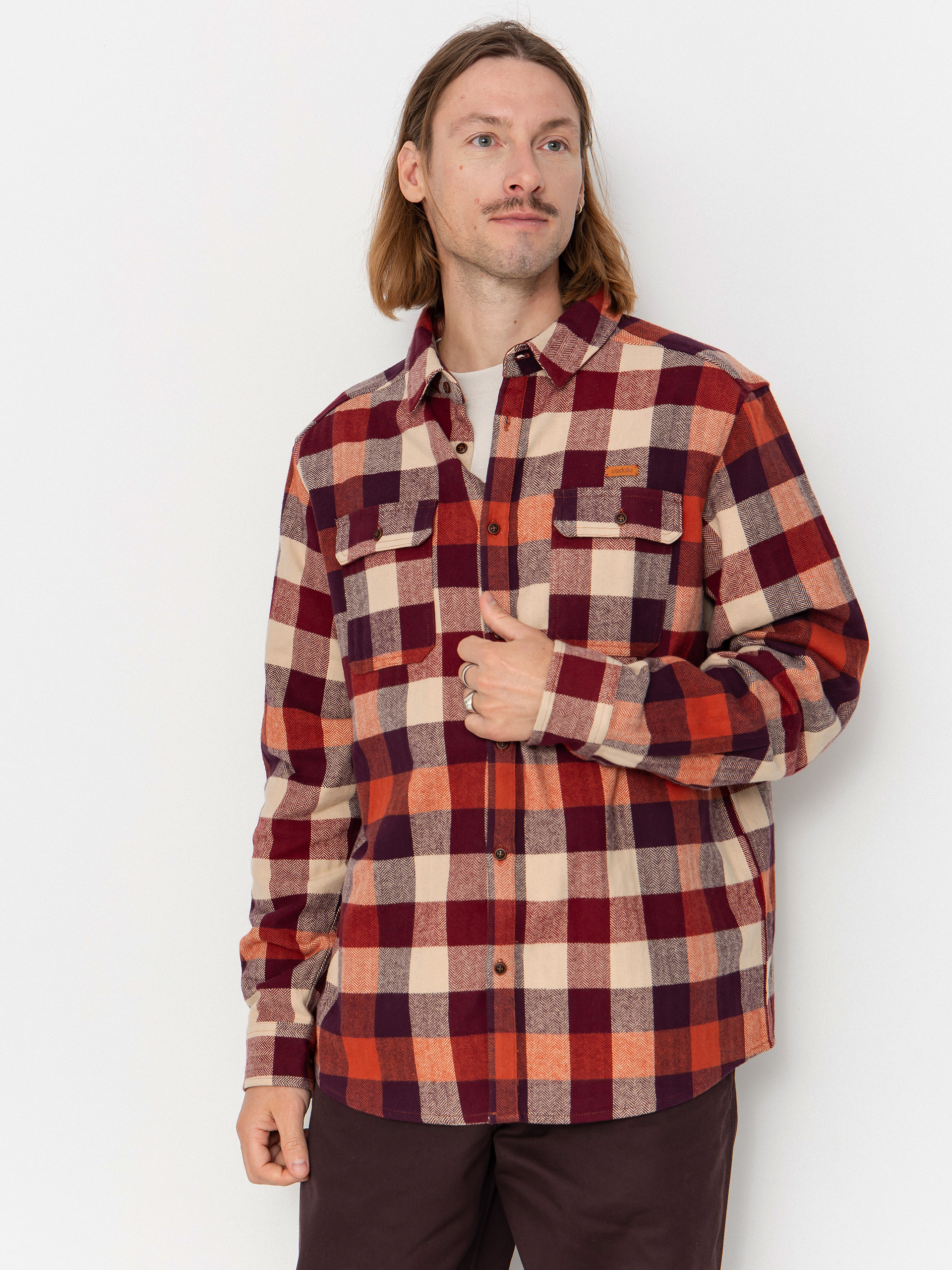 Сорочка Iriedaily Lumber Fella (wine)