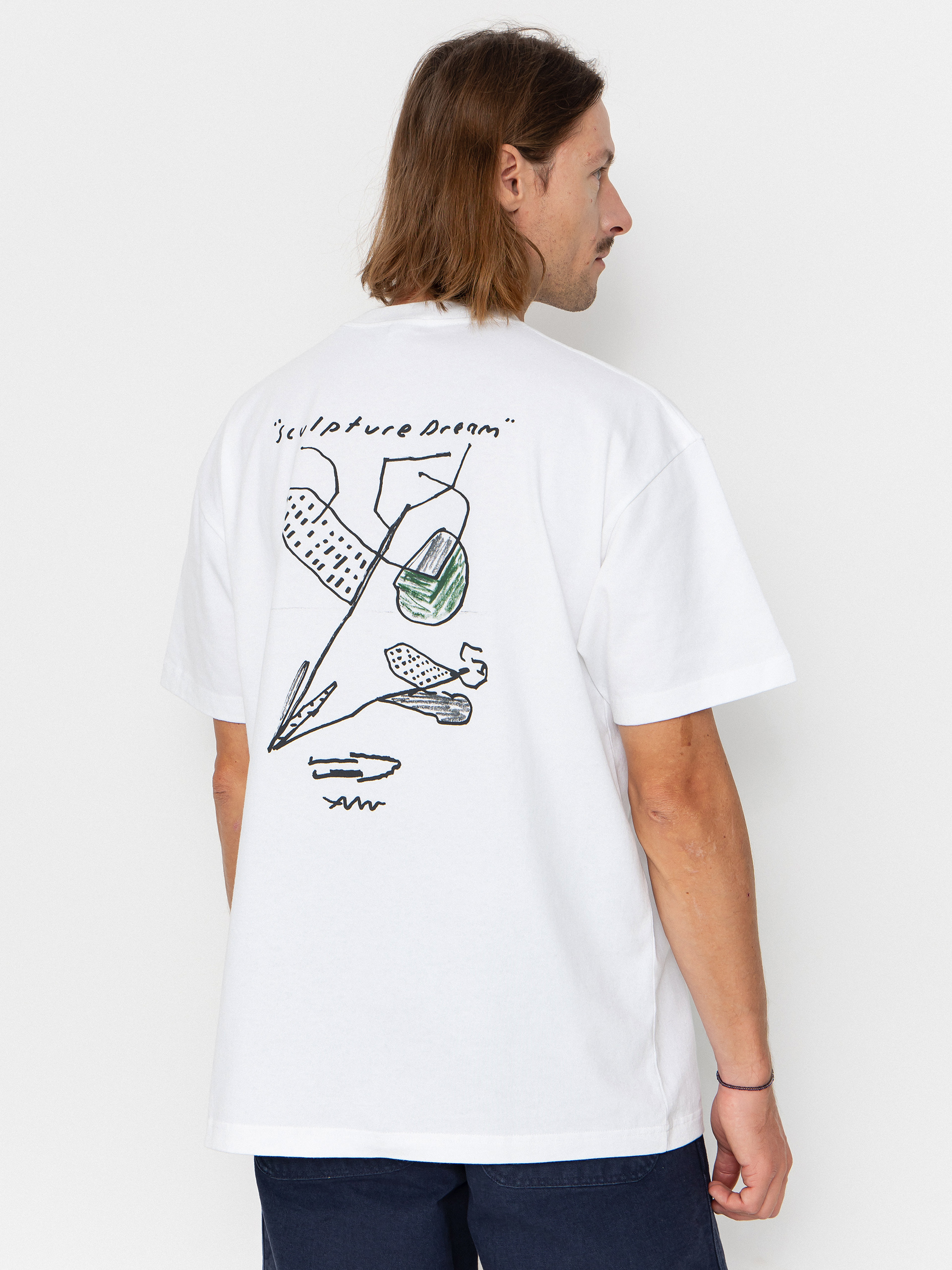 Футболка Polar Skate Sculpture Dream (white)