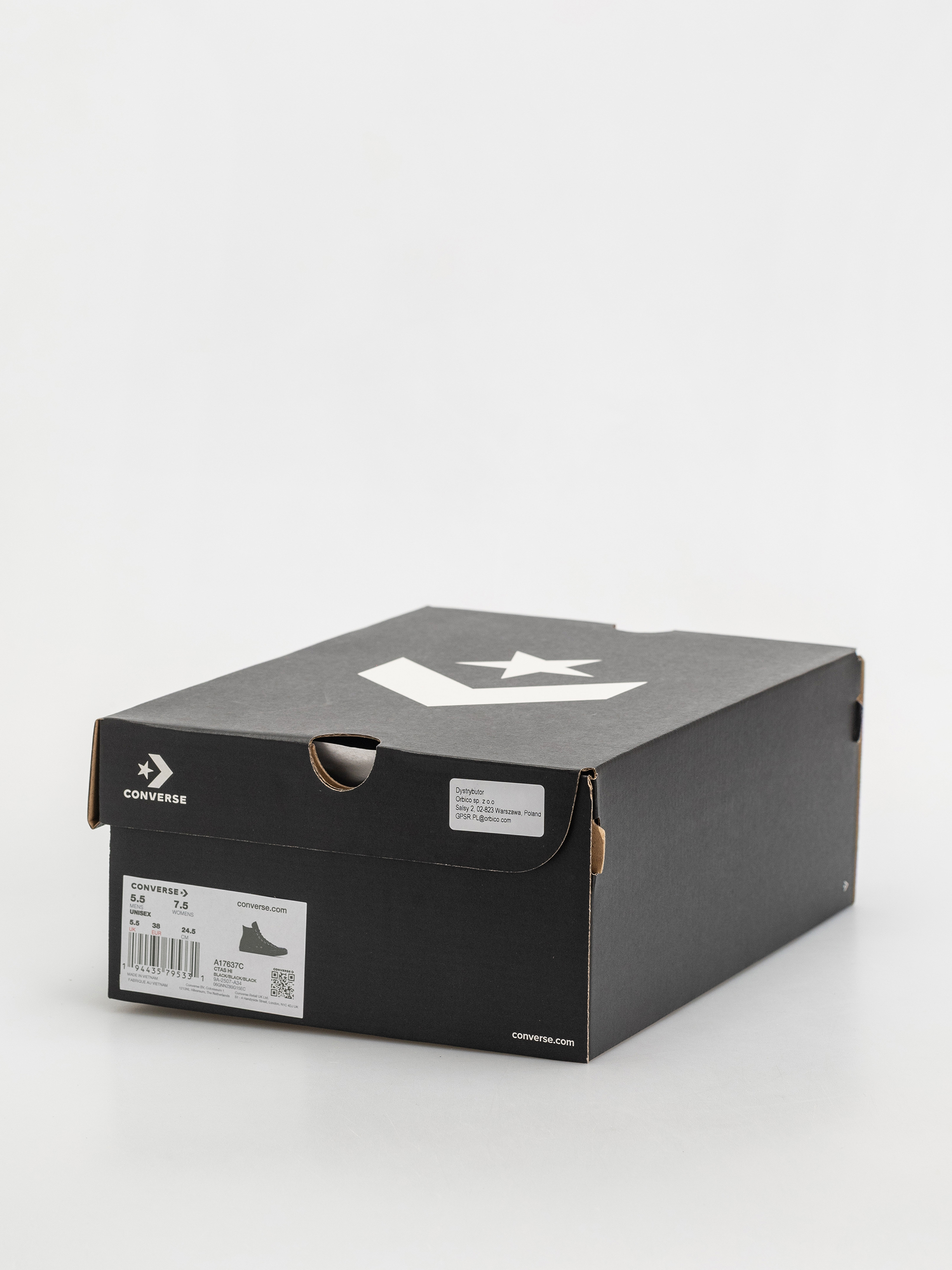 Кеди Converse Chuck Taylor All Star Hi (black/black/black)