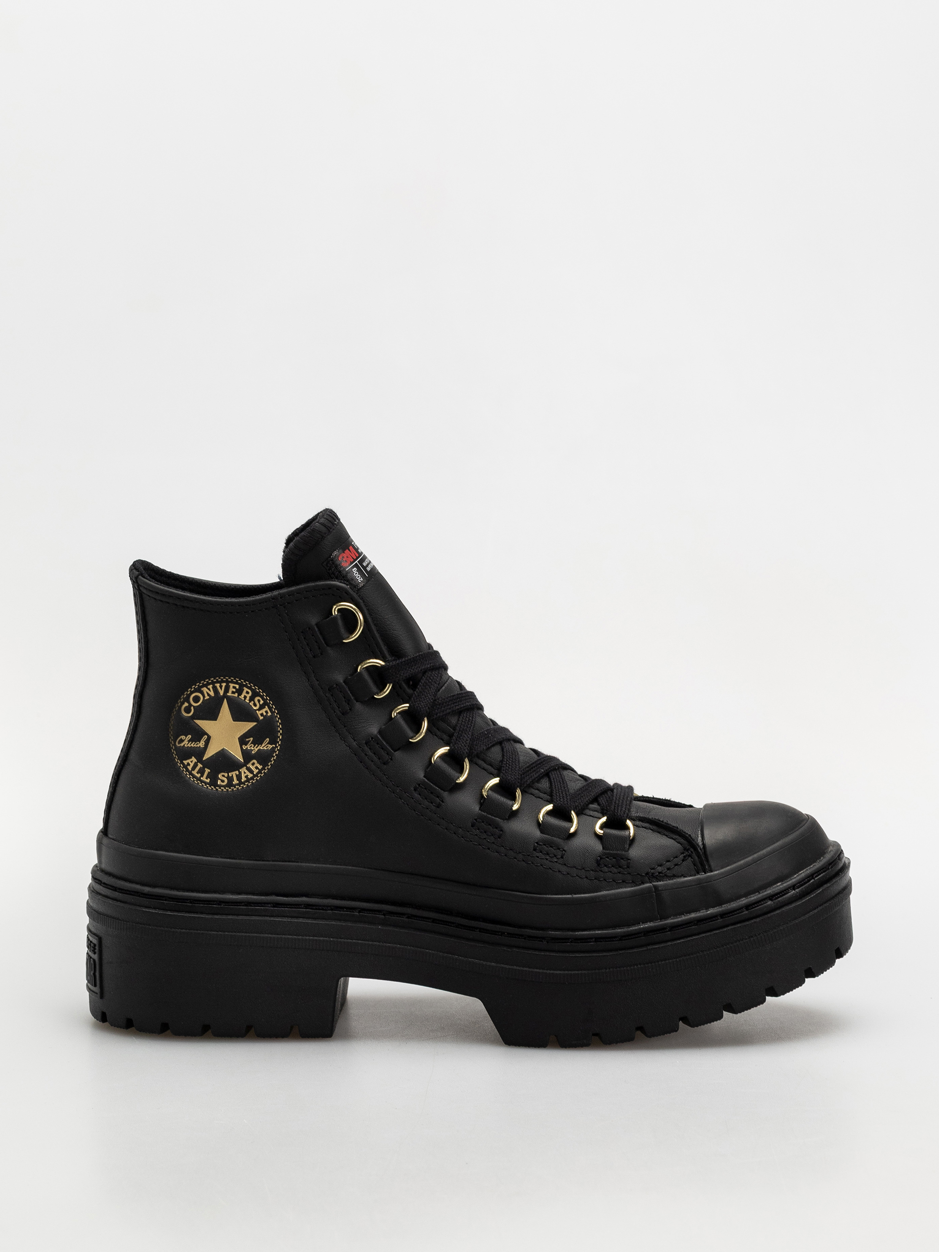 u0412u0437u0443u0442u0442u044f Converse Chuck Taylor All Star Lugged Heel Wmn (black/black/gold)