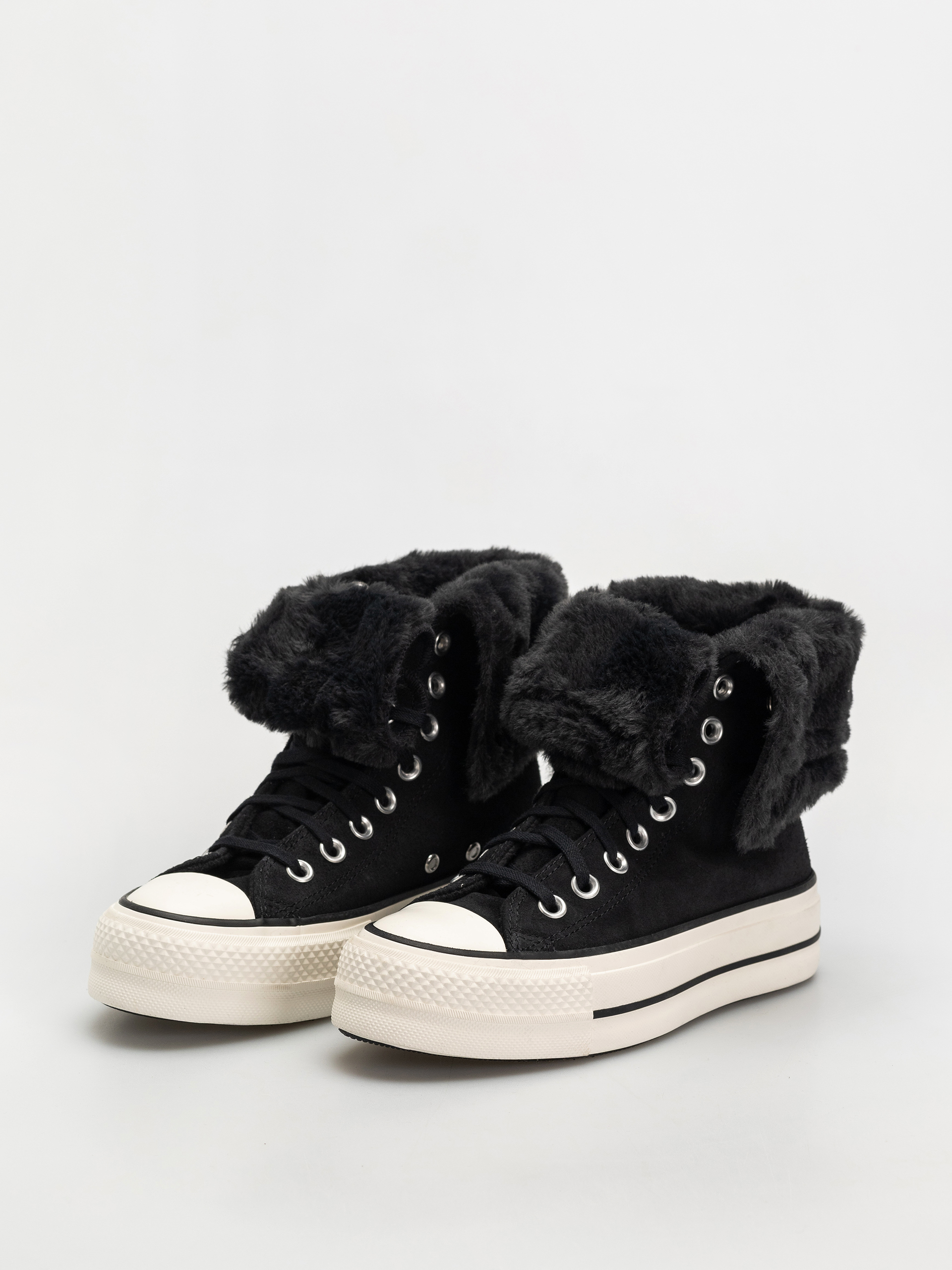 Кеди Converse Chuck Taylor All Star Fold Over Lift Wmn (black/black/black)