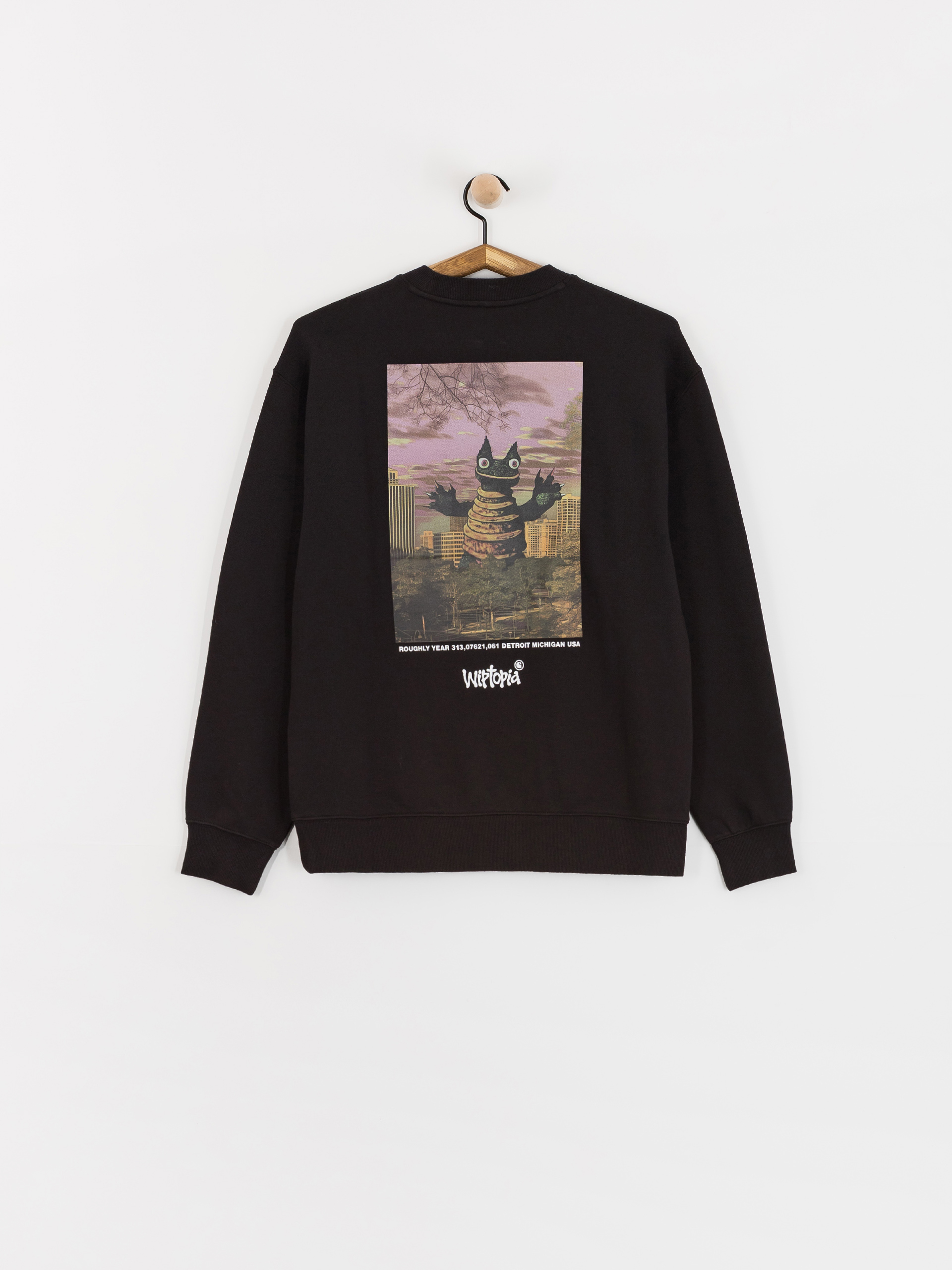 Світшот Carhartt WIP Wiptopia Script Wmn (black/dark grey)