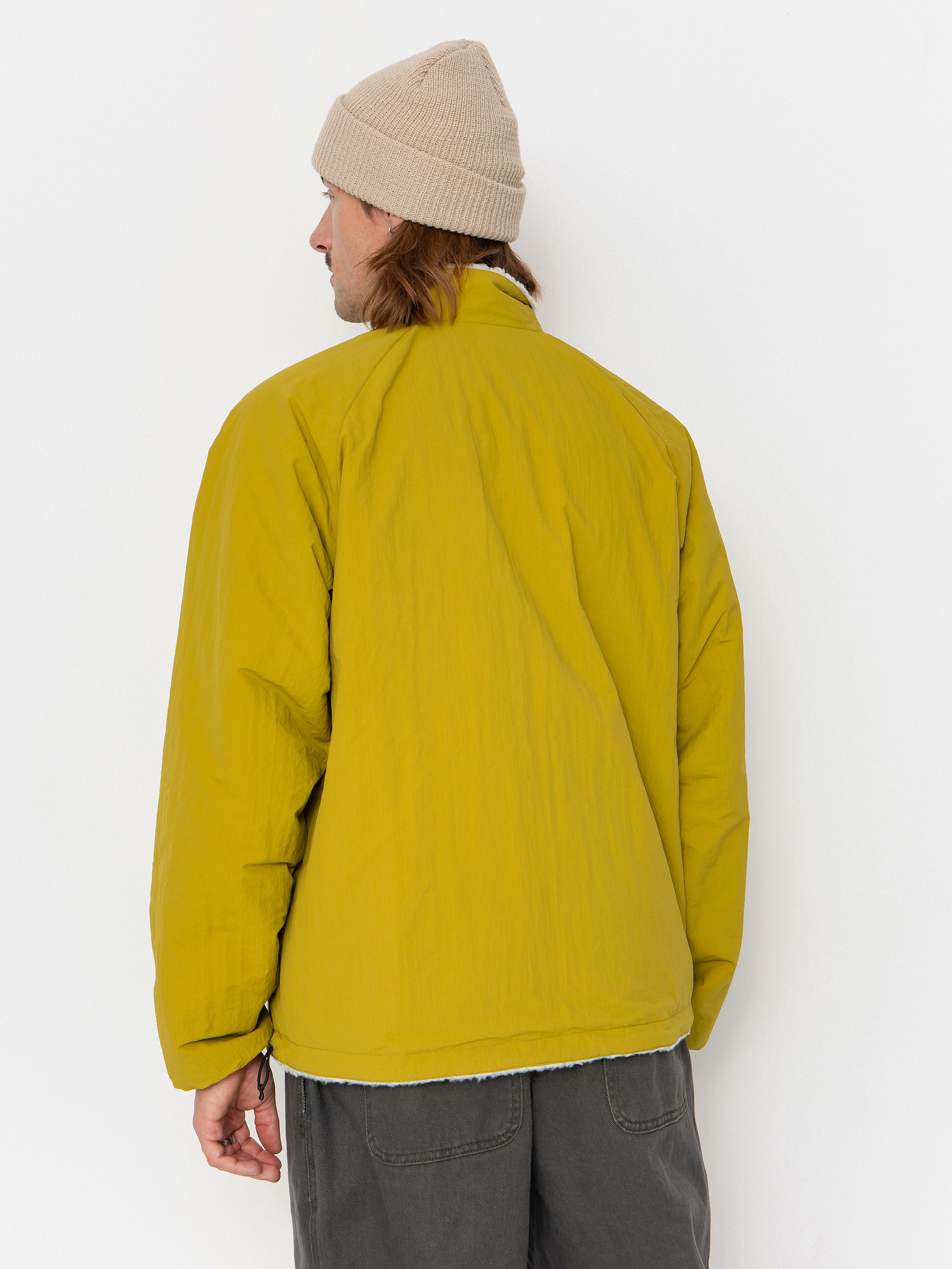 Куртка Gramicci Reversible Sherpa (natural/chartreuse)
