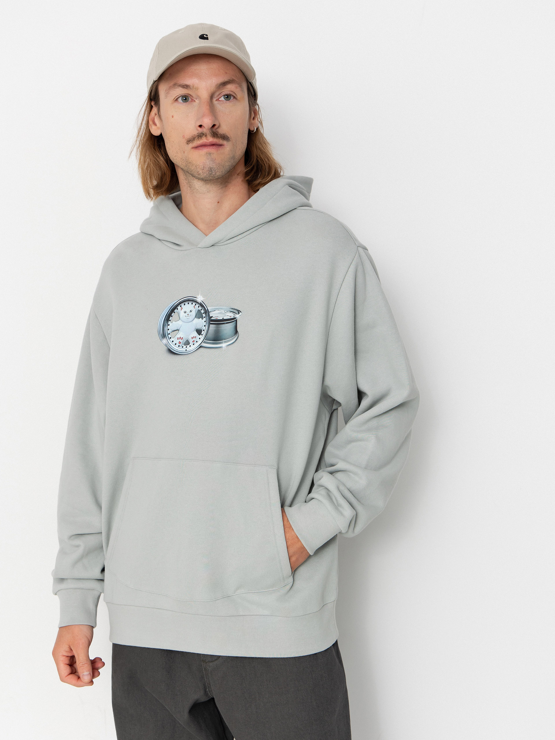 Худі RipNDip Nerm On Wheels HD (grey)