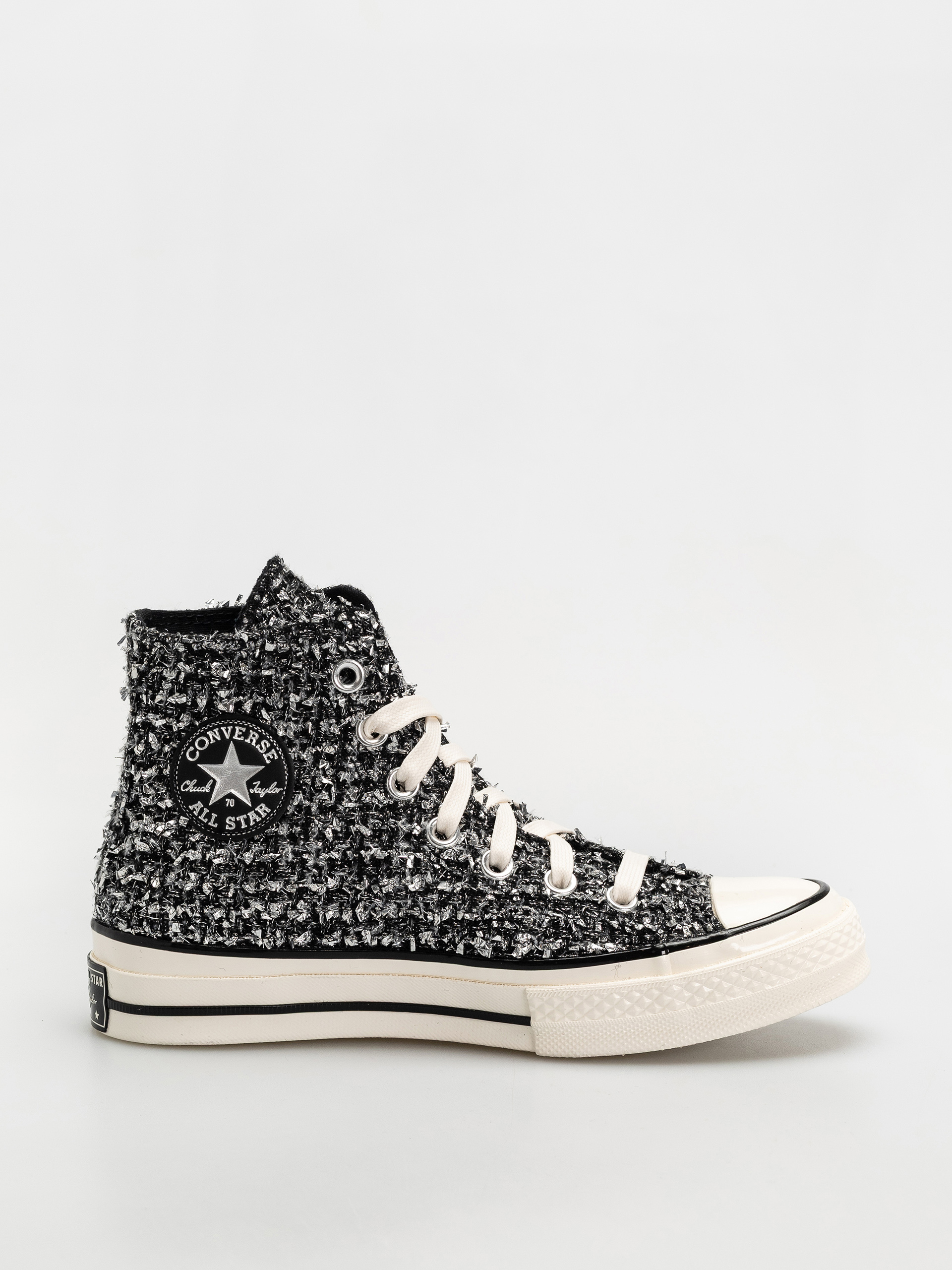 Кеди Converse Chuck 70 Hi (black/silver/egret)