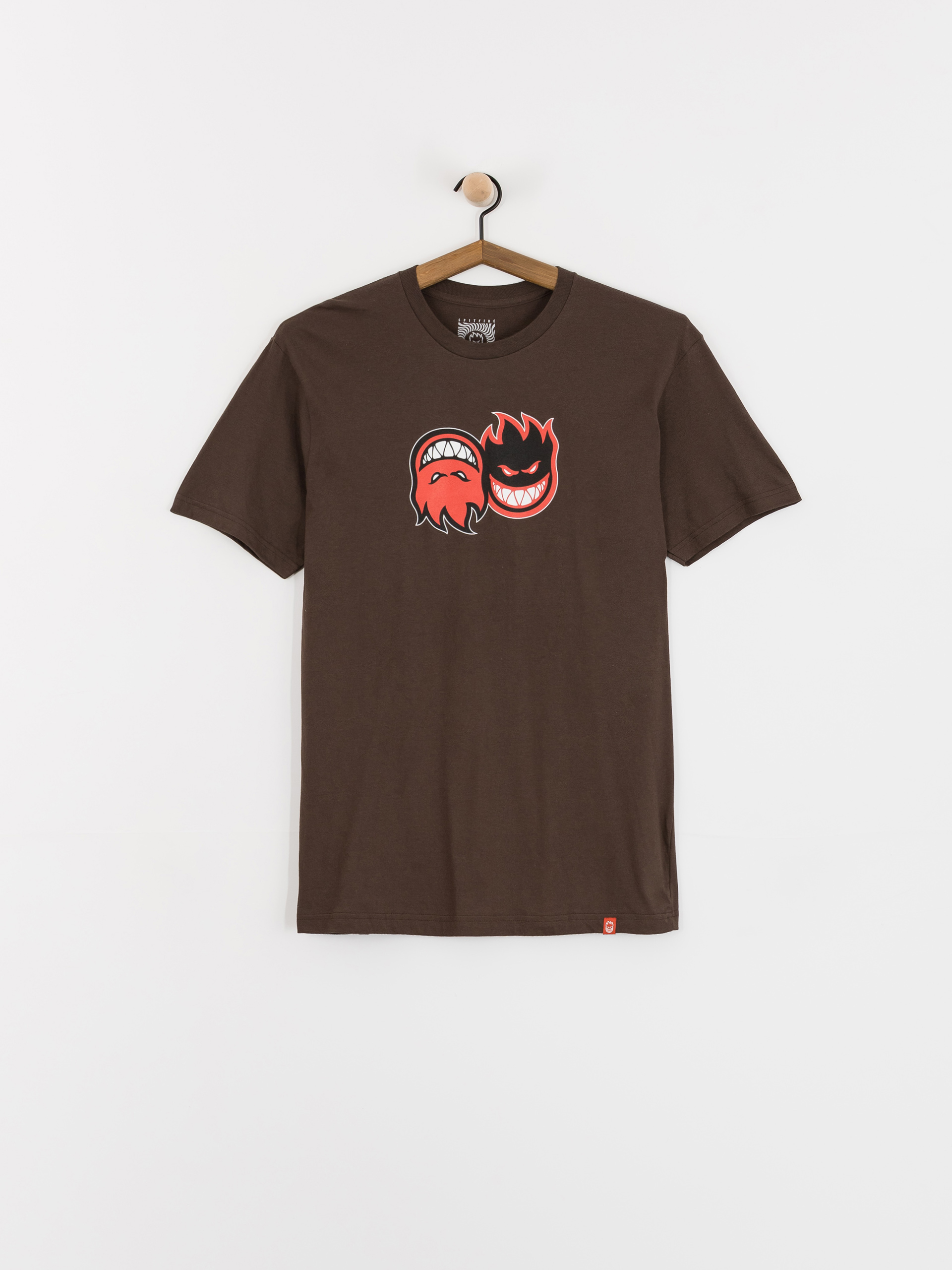 Футболка Spitfire Eternal Fill (brown w/red white&black print)