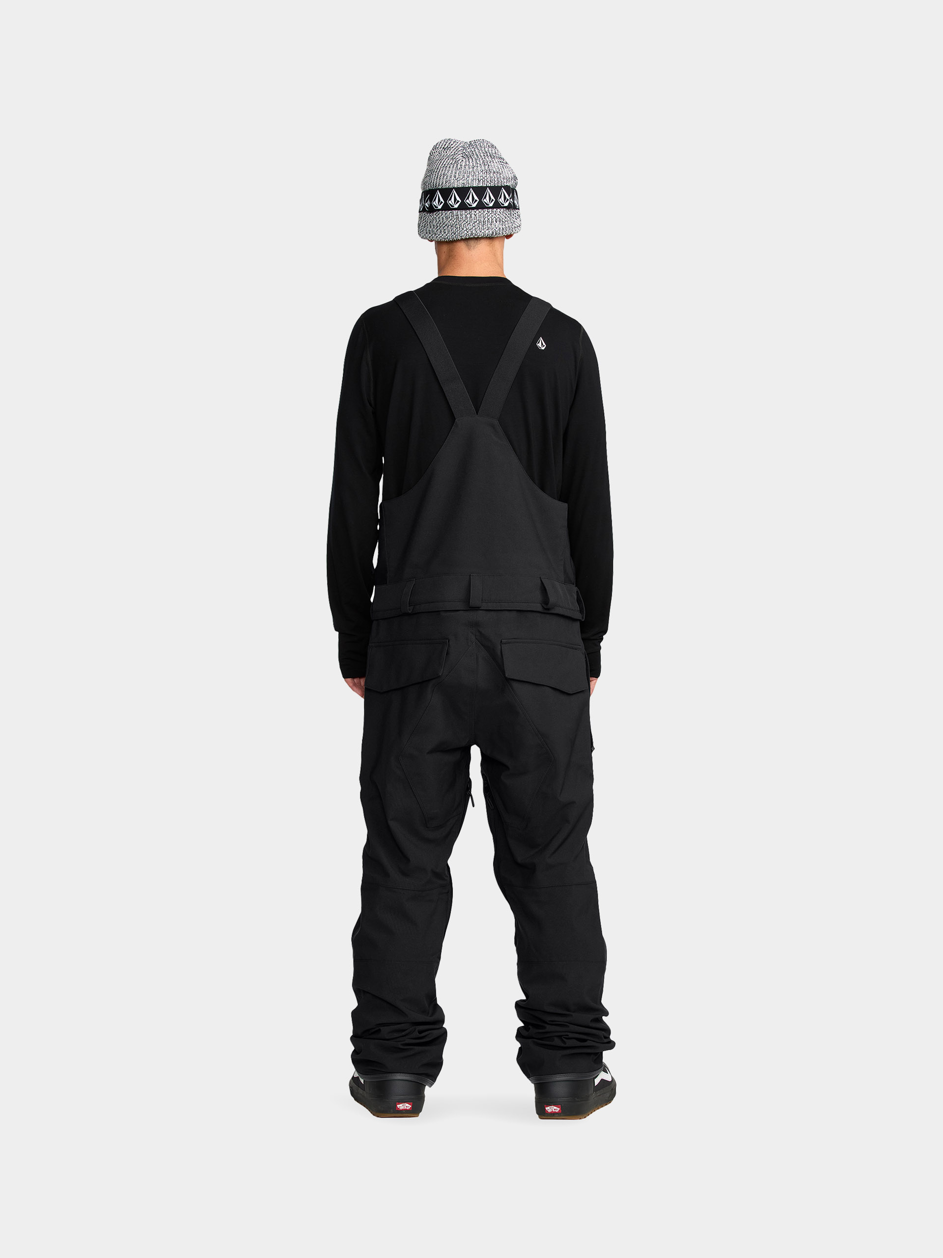 Чоловічі Сноубордичні штани Volcom Roan Bib Overall (black)