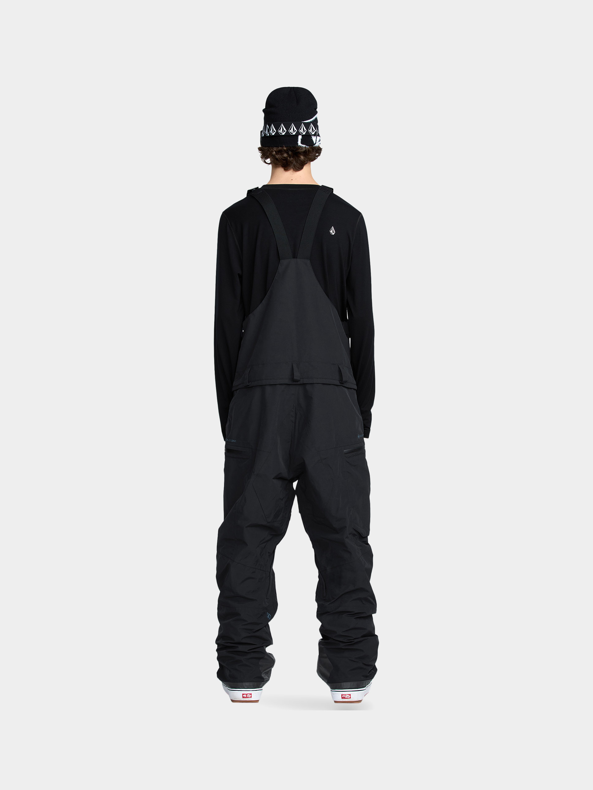 Чоловічі Сноубордичні штани Volcom Rain Gore Tex Bib Overall (black)
