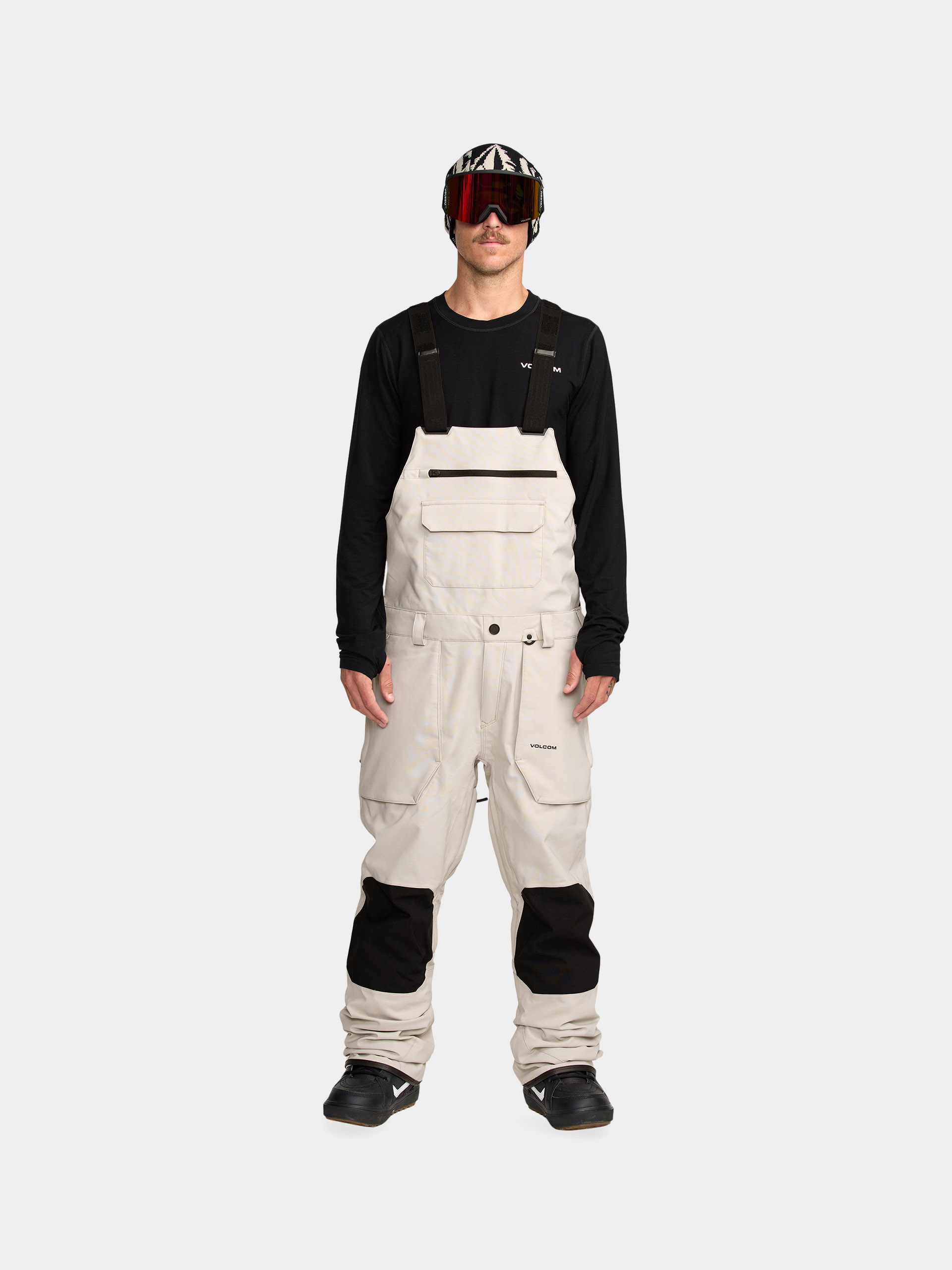 Сноубордичні штани Volcom Roan Bib Overall (stone)