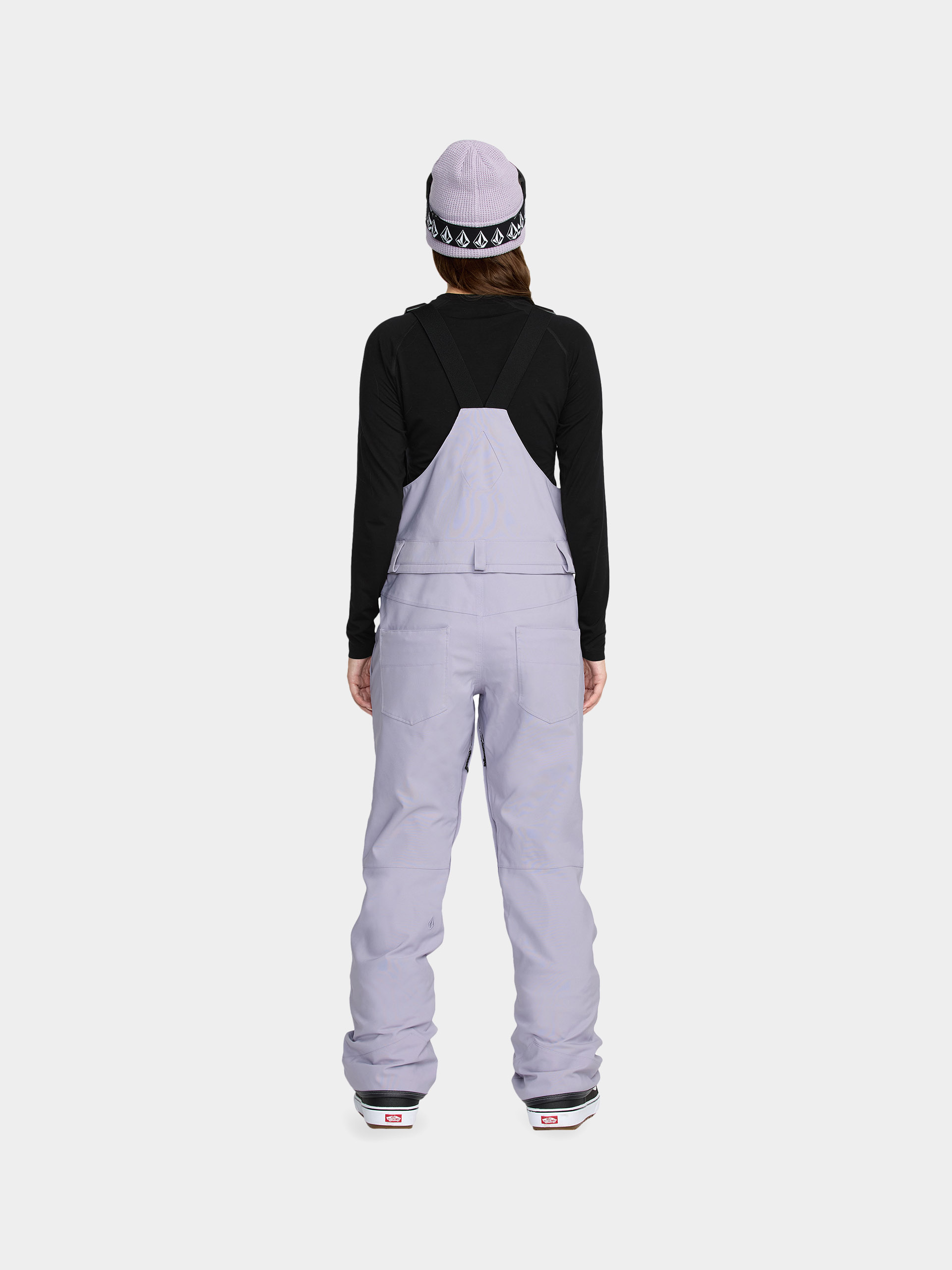Жіночі Сноубордичні штани Volcom Swift Bib Overall (lavender aura)