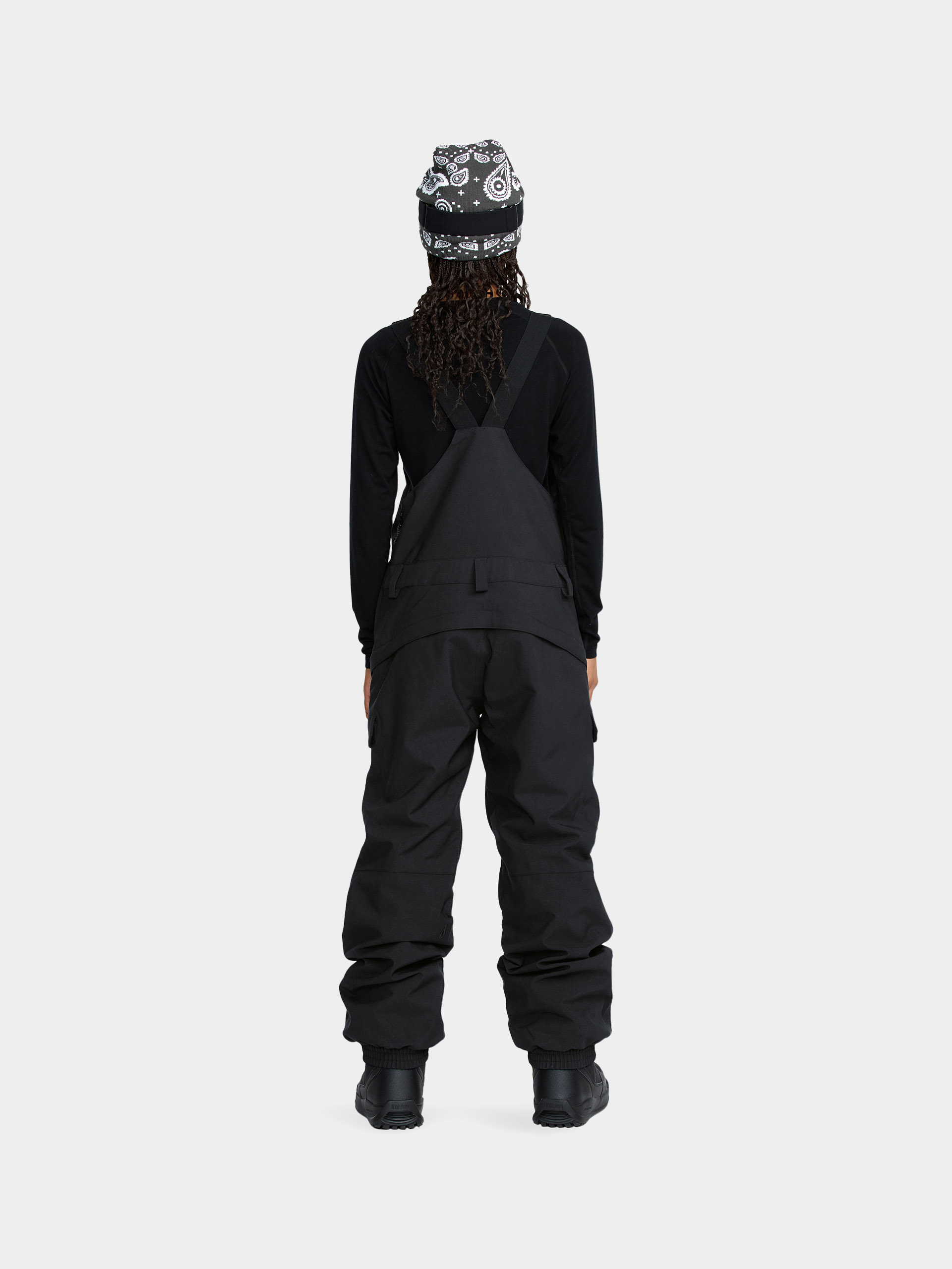 Жіночі Сноубордичні штани Volcom Creston 3D Stretch Bib Overall (black)