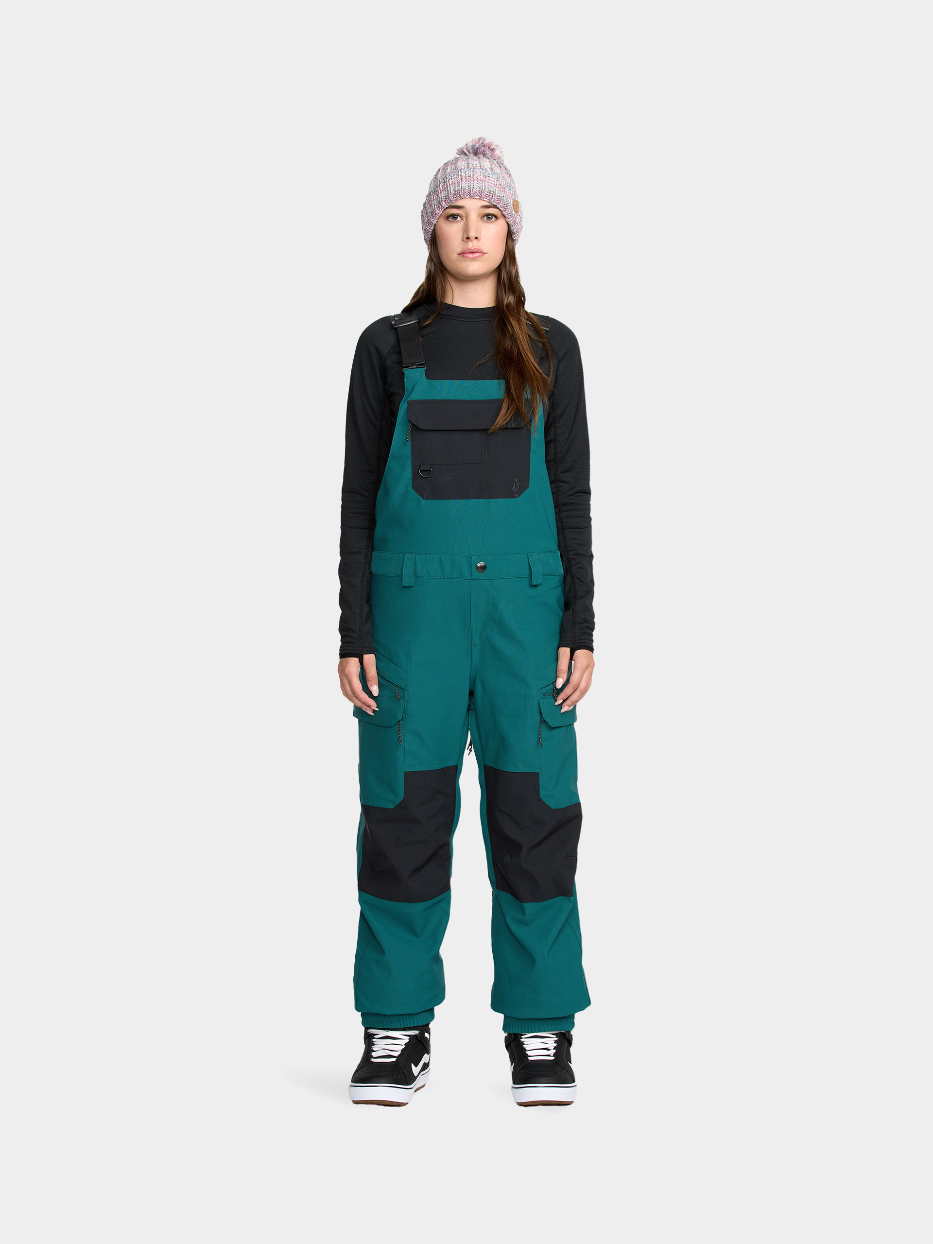Сноубордичні штани Volcom Creston 3D Stretch Bib Overall Wmn (atlantic deep)