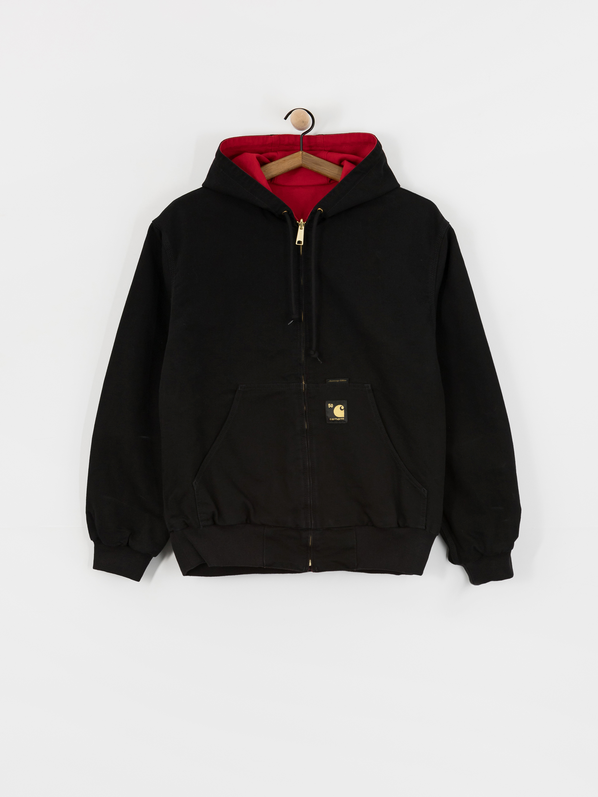 Куртка Carhartt WIP 50 Years Anniversary OG Active (black/usa red/rinsed)