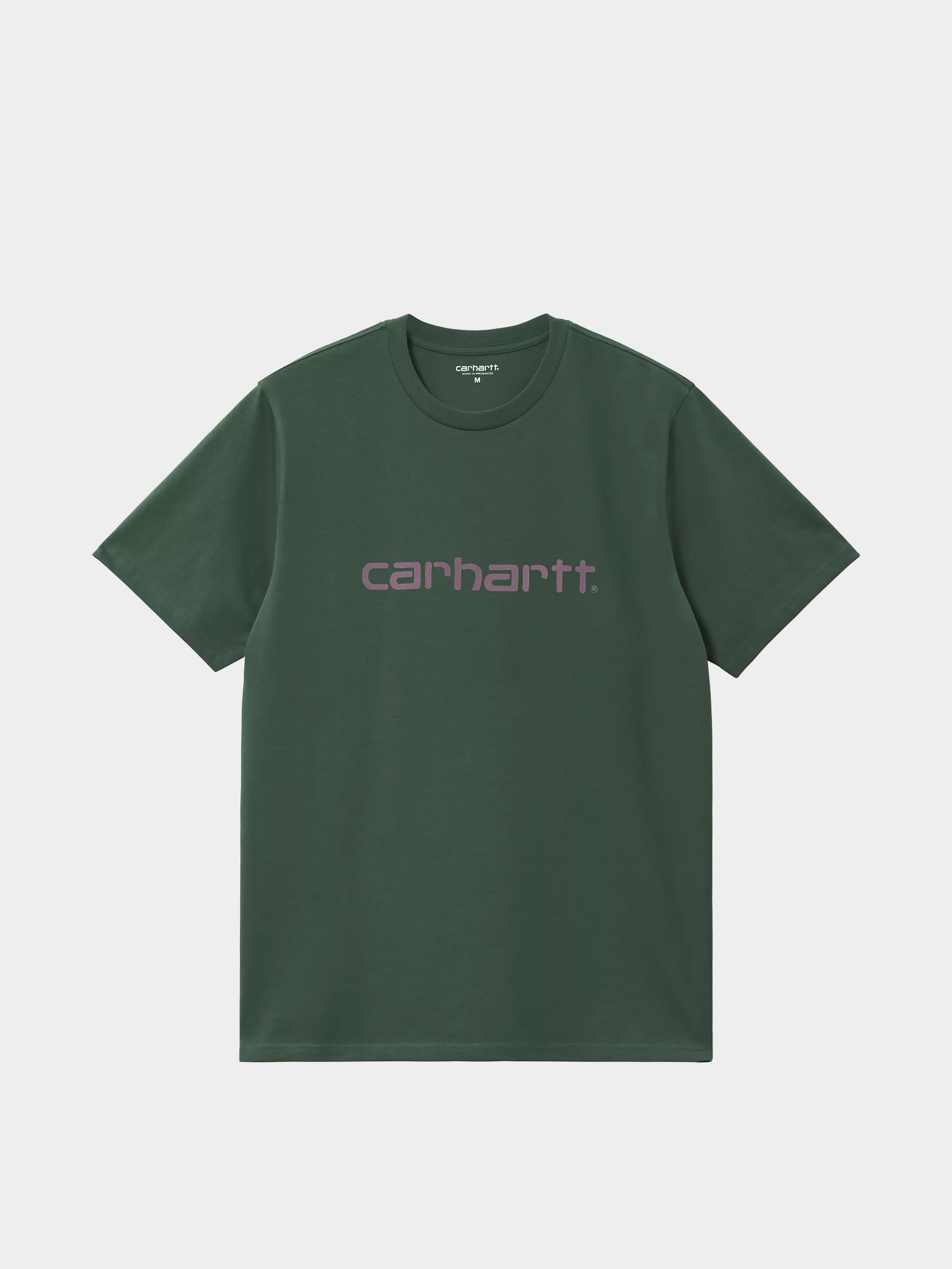Футболка Carhartt WIP Script (sycamore tree/phlox)