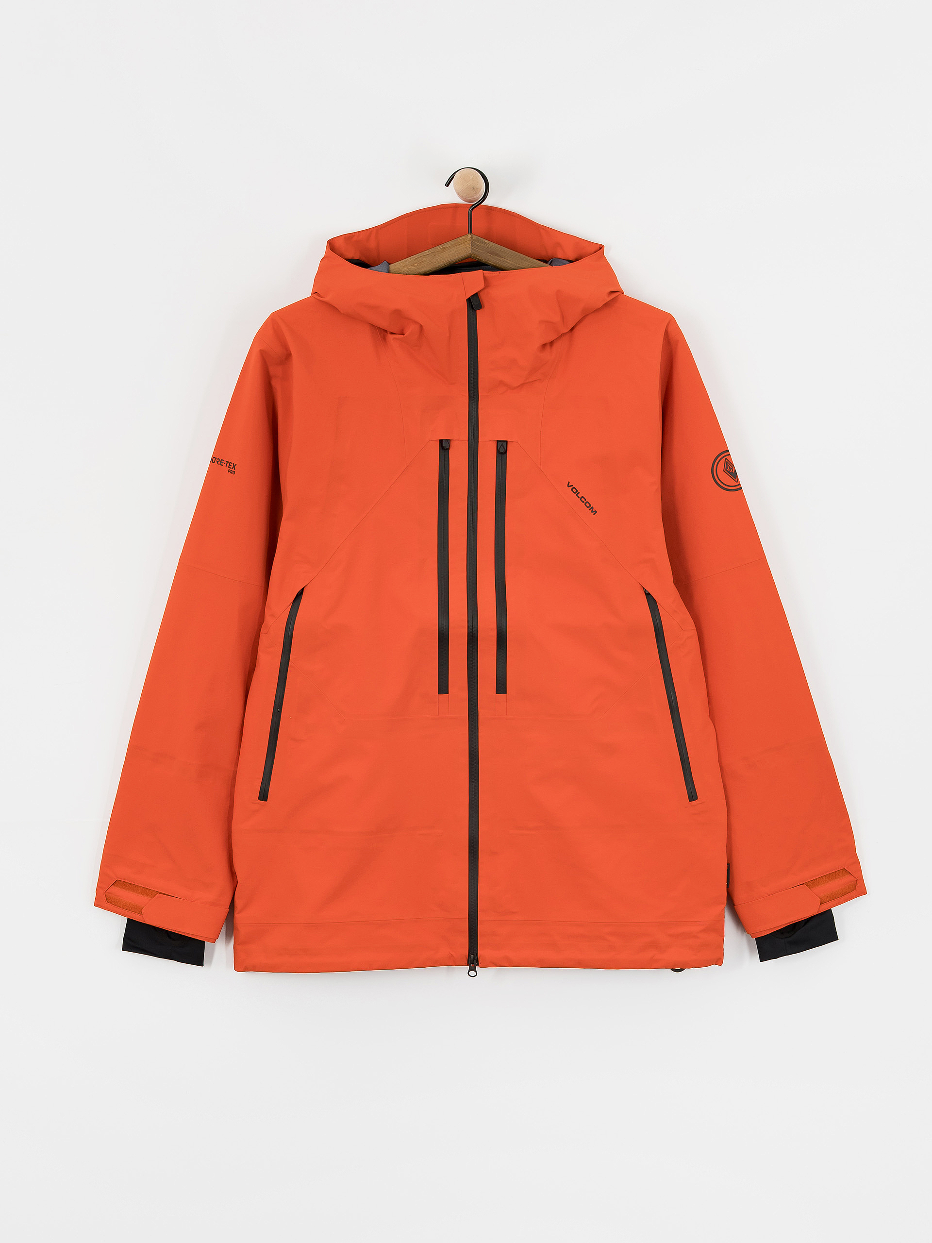 Чоловіча Сноубордична куртка Volcom Anyox Guide Gore Pro Shell (orange shock)