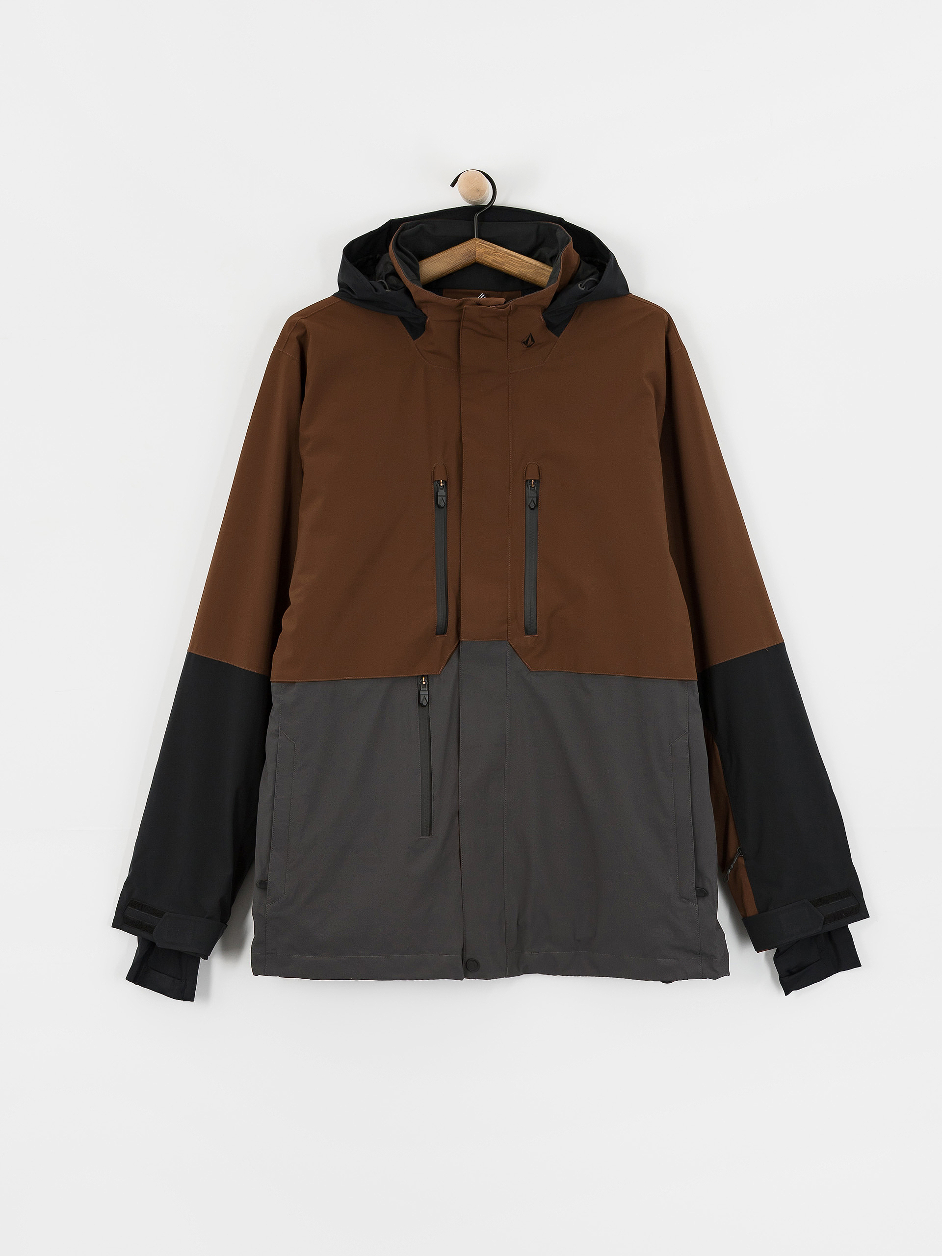 Чоловіча Сноубордична куртка Volcom Rnge Stretch 30K (brown)