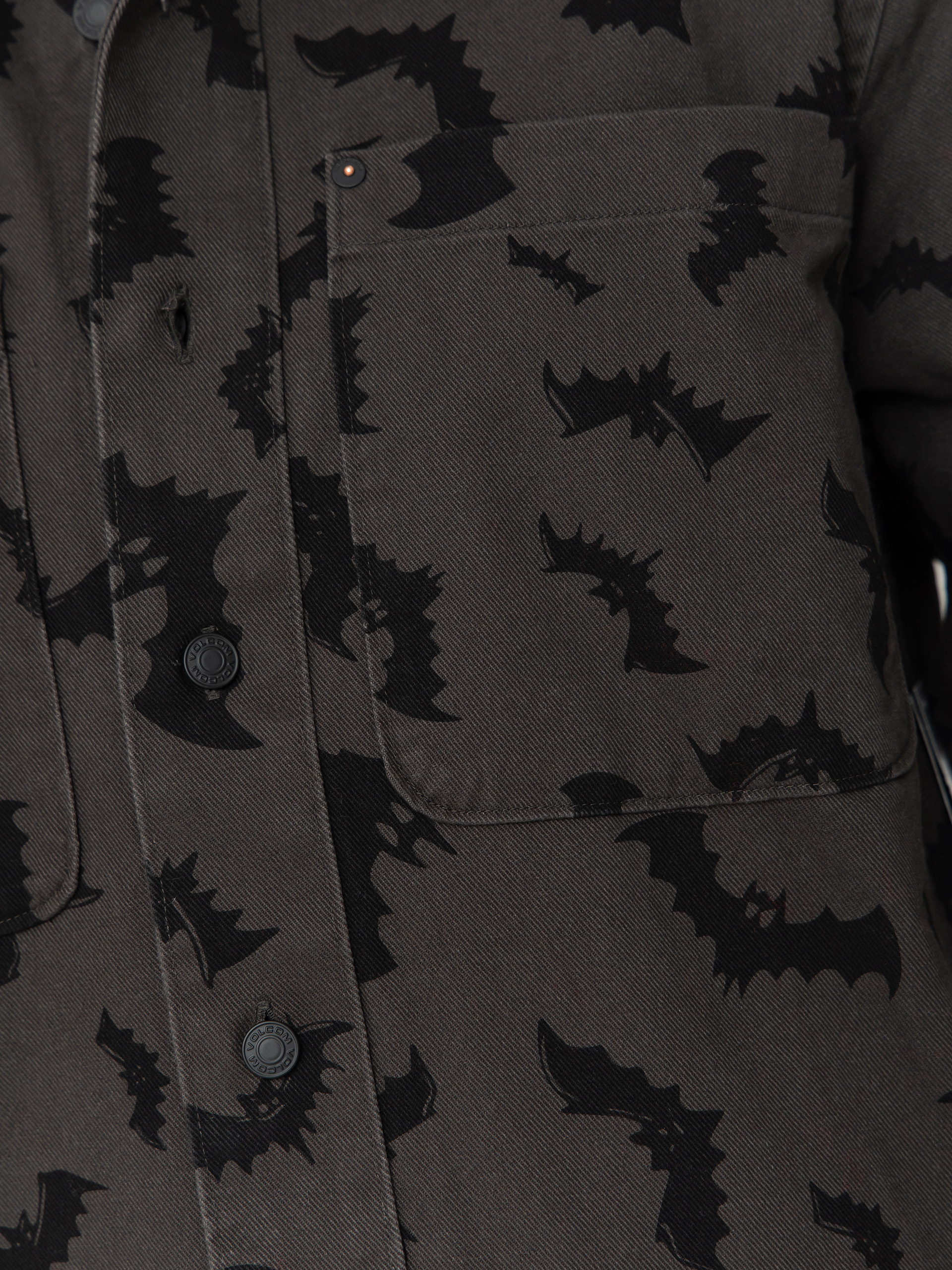 Сорочка Volcom Fa Jj Villard (rinsed black)