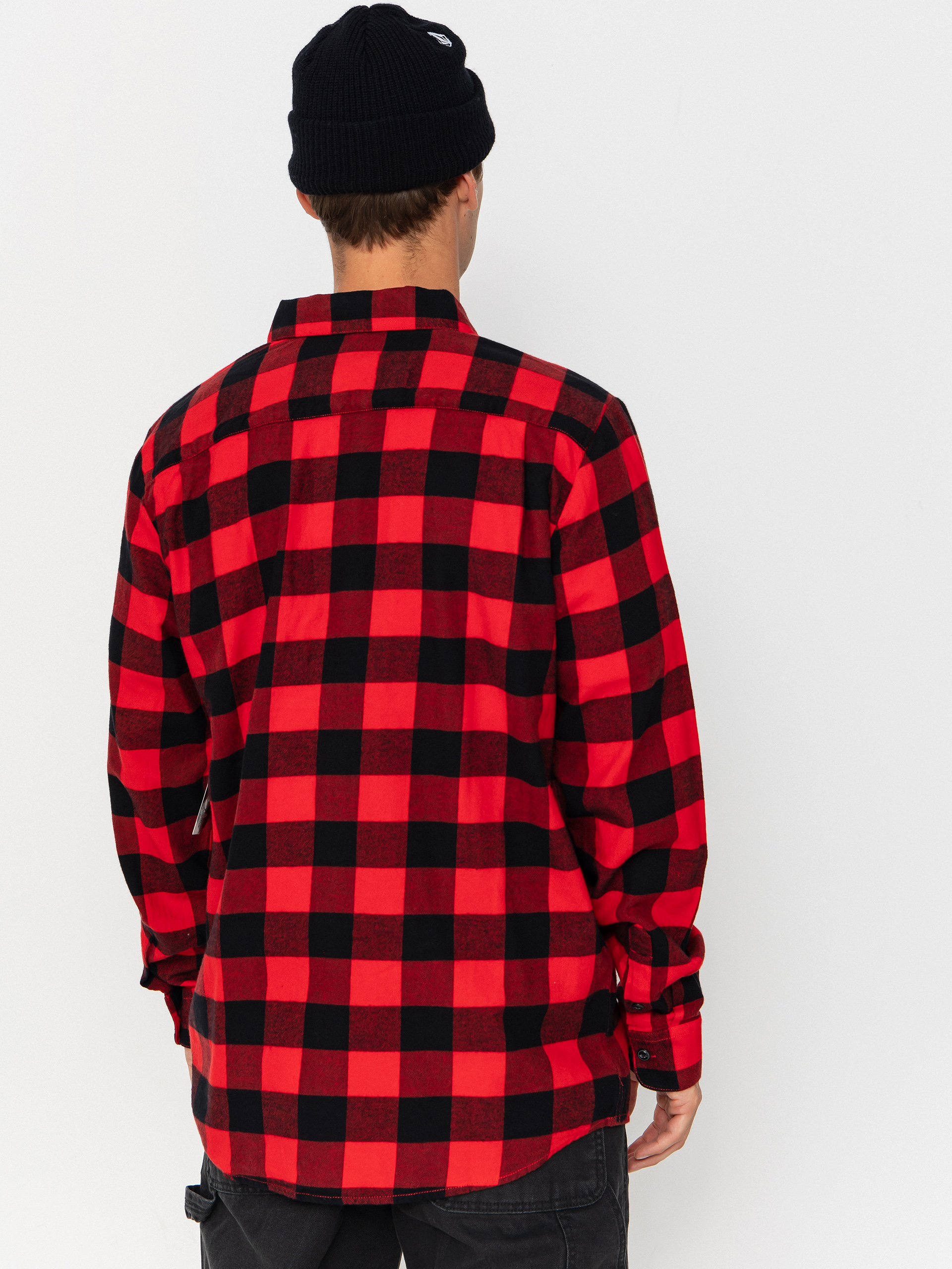 Сорочка Volcom Caden Plaid (lifeguard red)