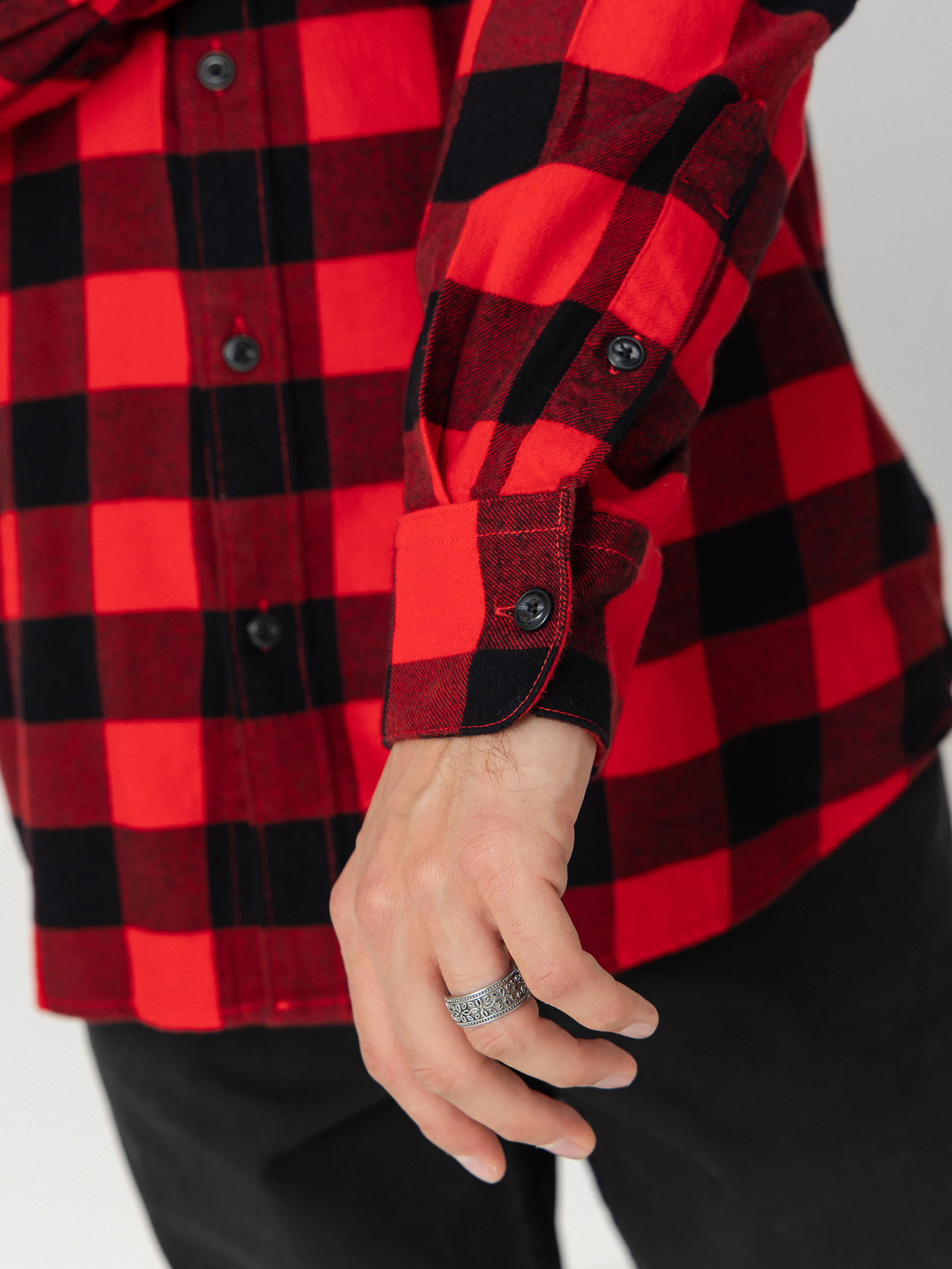 Сорочка Volcom Caden Plaid (lifeguard red)