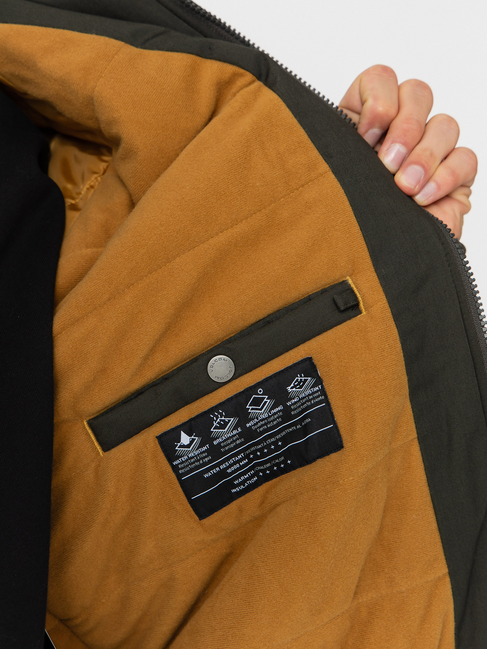 Куртка Volcom Hernan 10K (rinsed black)