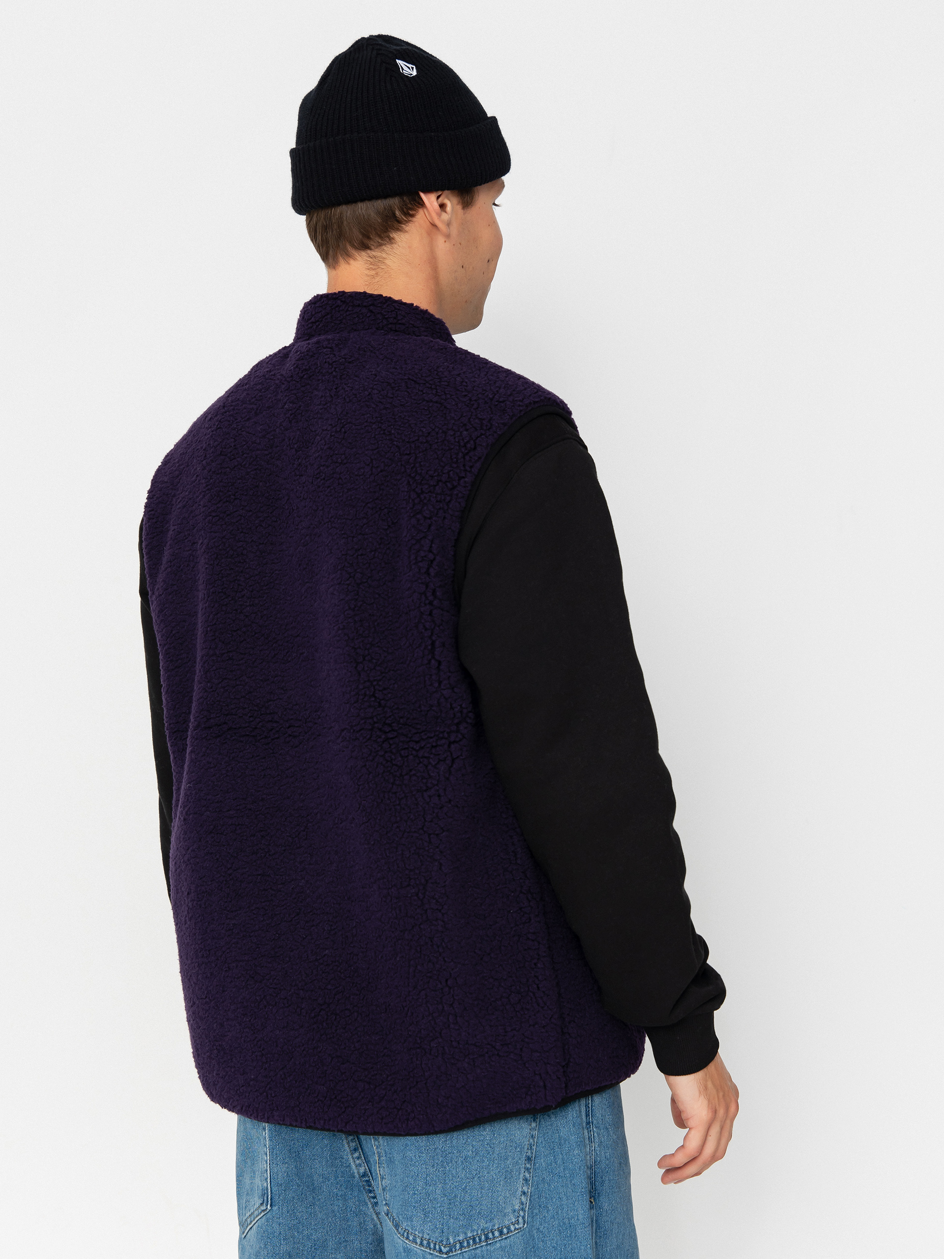 Безрукавка Volcom Muzzer Fuzzar (dark purple)