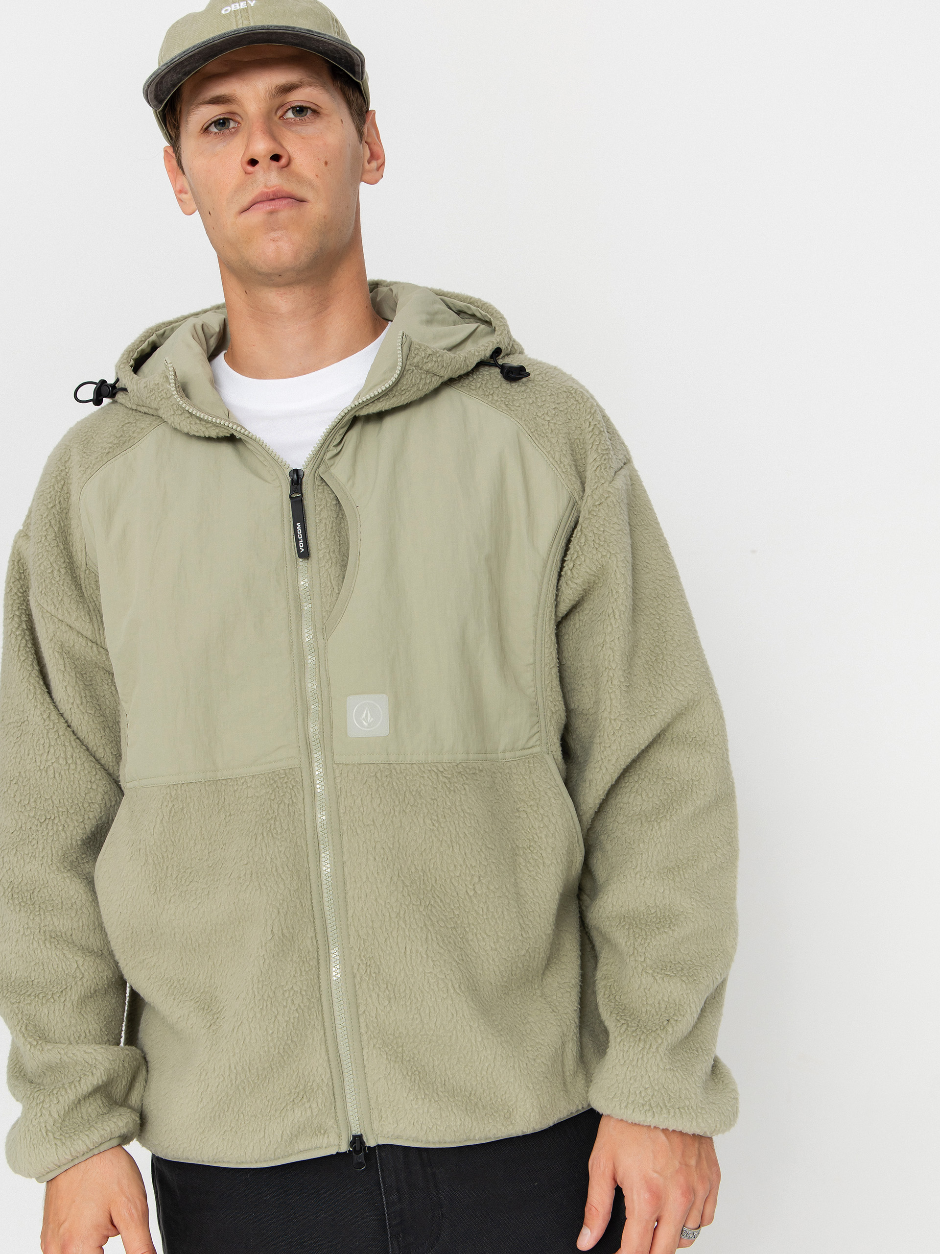 Худі Volcom Nomaa Sherpa ZHD (green tea)