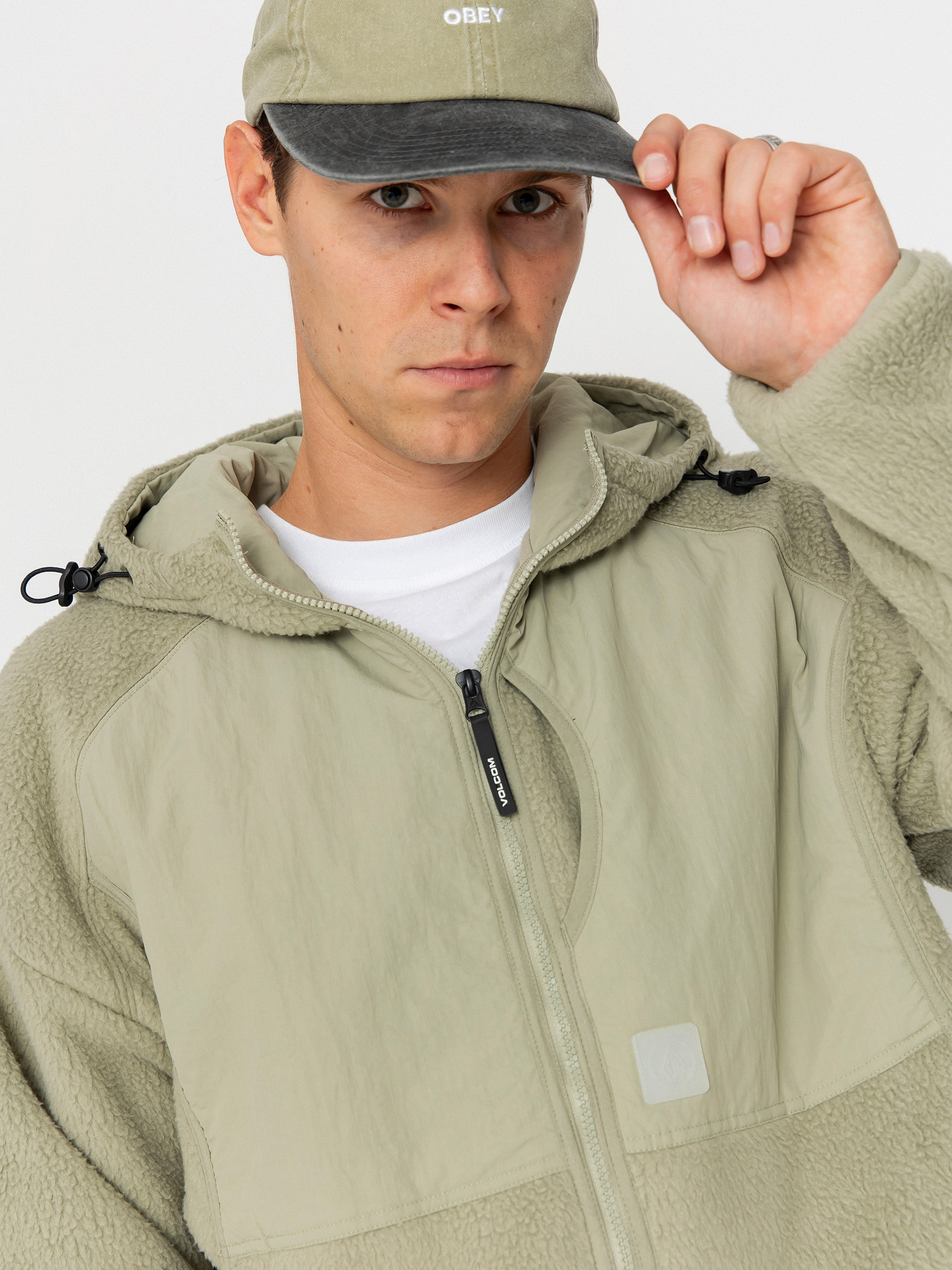 Худі Volcom Nomaa Sherpa ZHD (green tea)