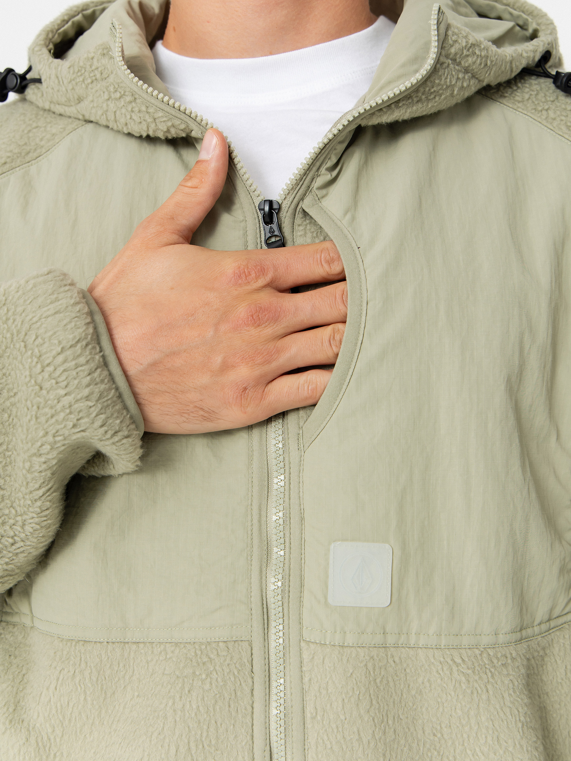 Худі Volcom Nomaa Sherpa ZHD (green tea)