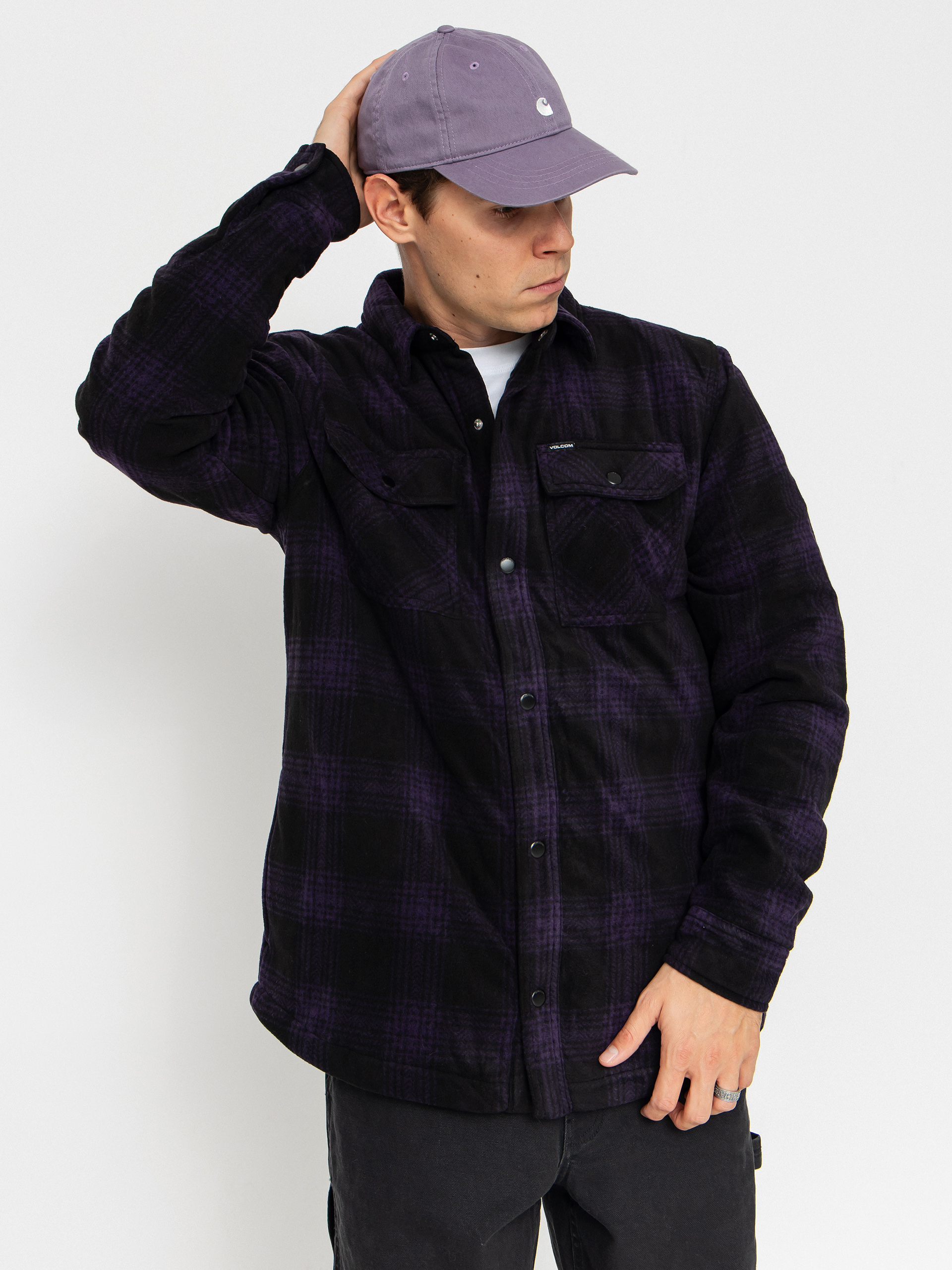 Сорочка Volcom Bowered Fleece (dark purple)