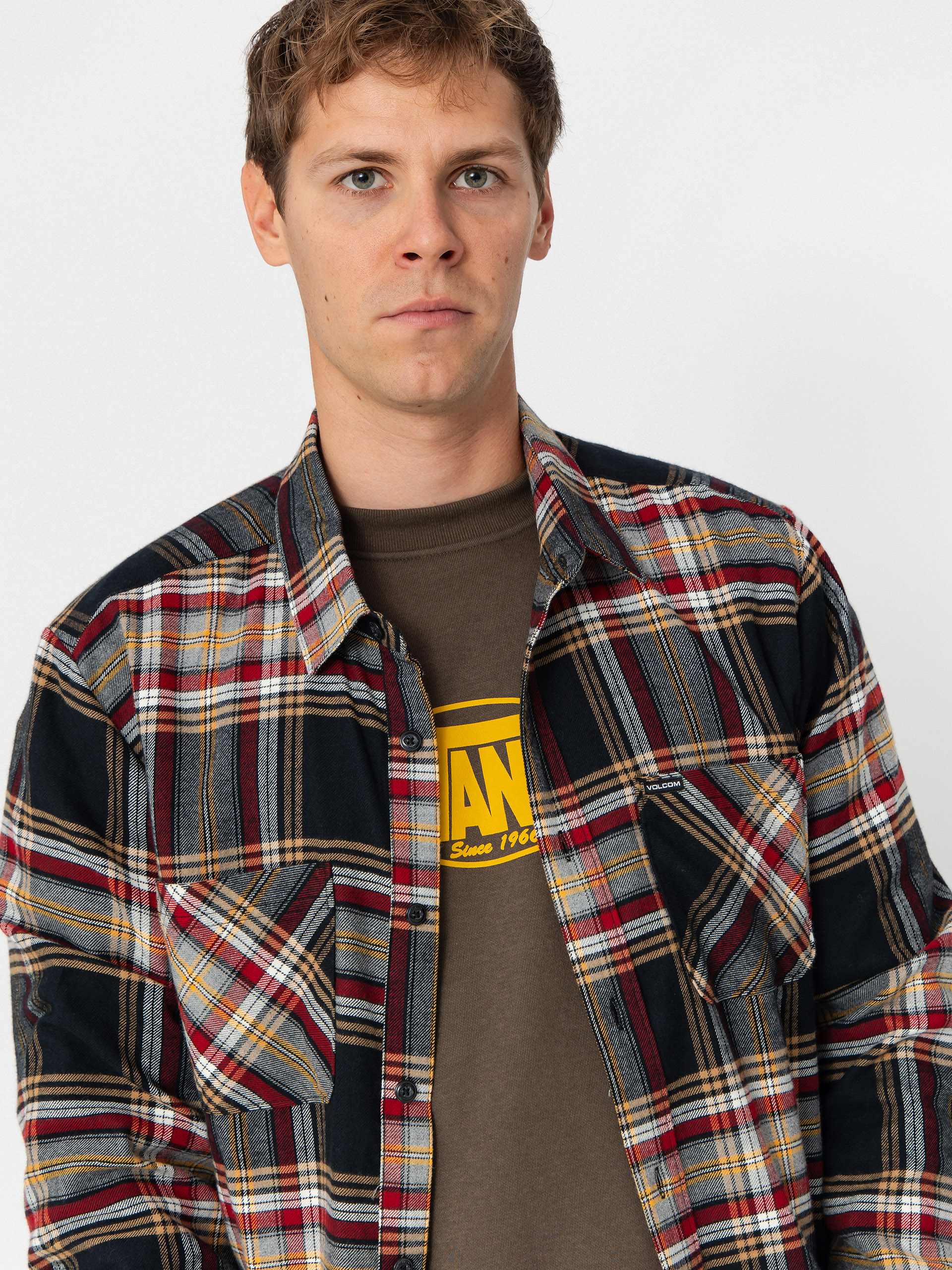 Сорочка Volcom Netastone Flannel (antique black)