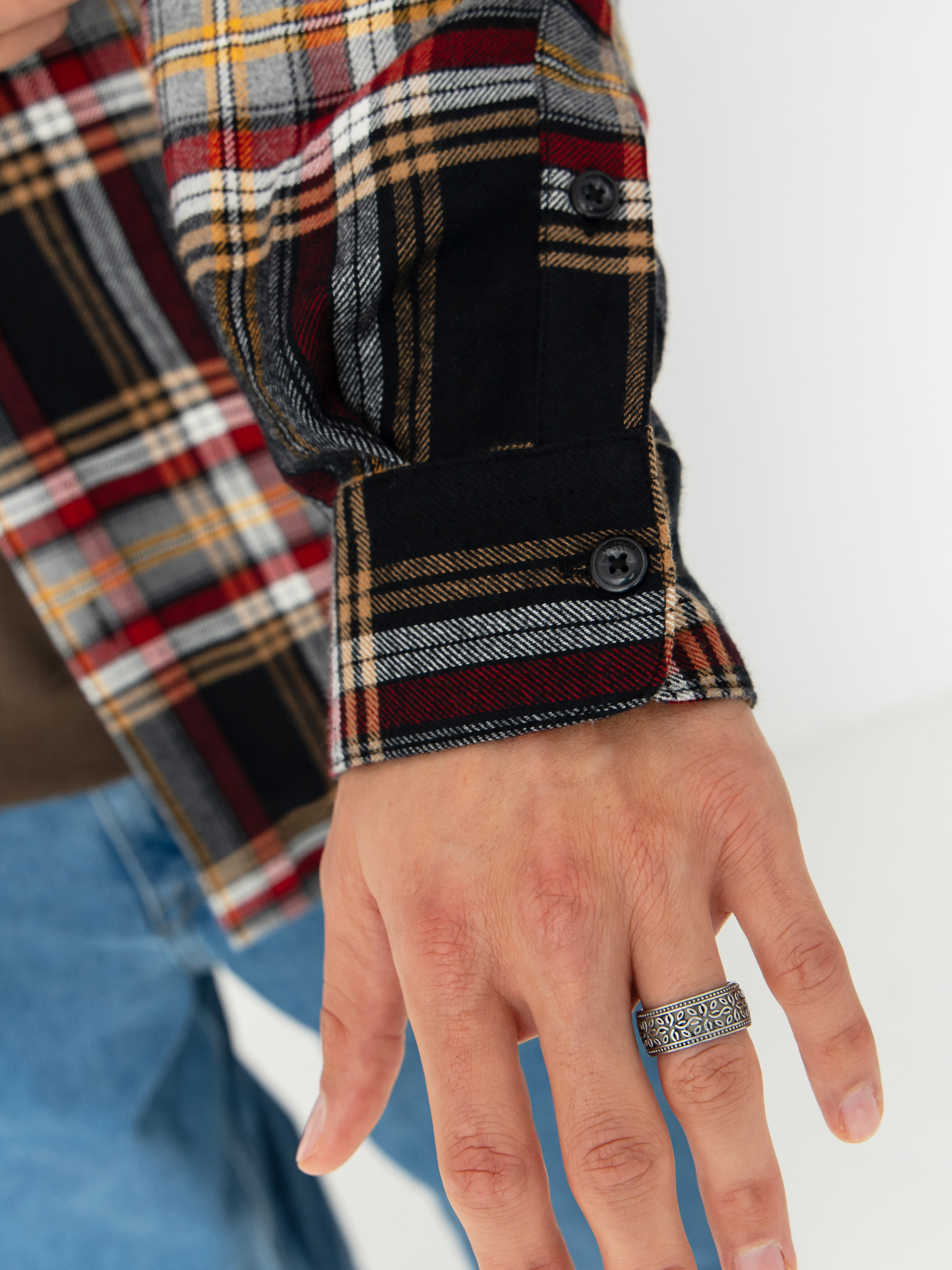 Сорочка Volcom Netastone Flannel (antique black)