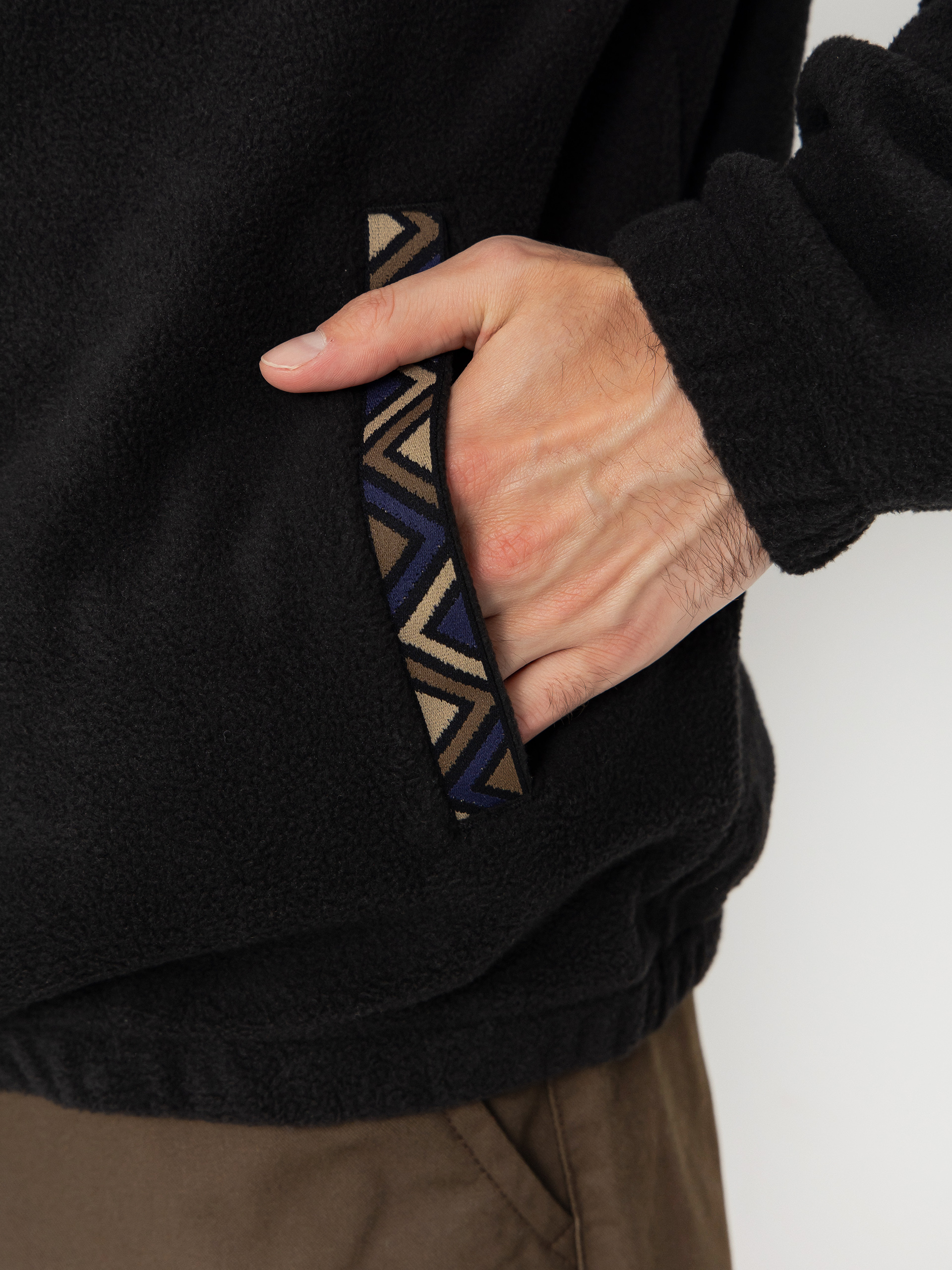 Чоловічий Флісовий светр Iriedaily Monte Noe (dark coffee)