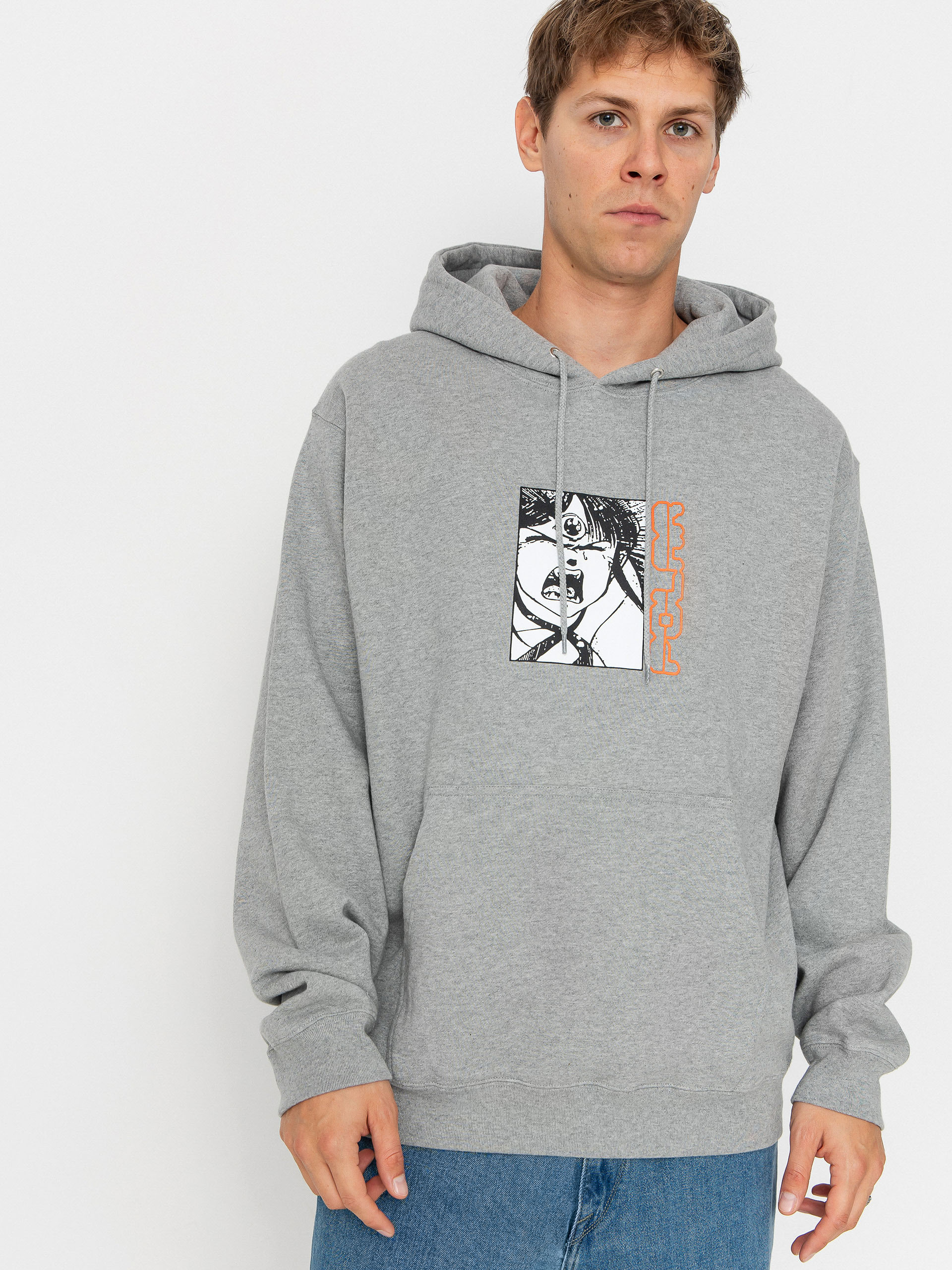 Худі Polar Skate Dave Third Eye HD (heather grey)