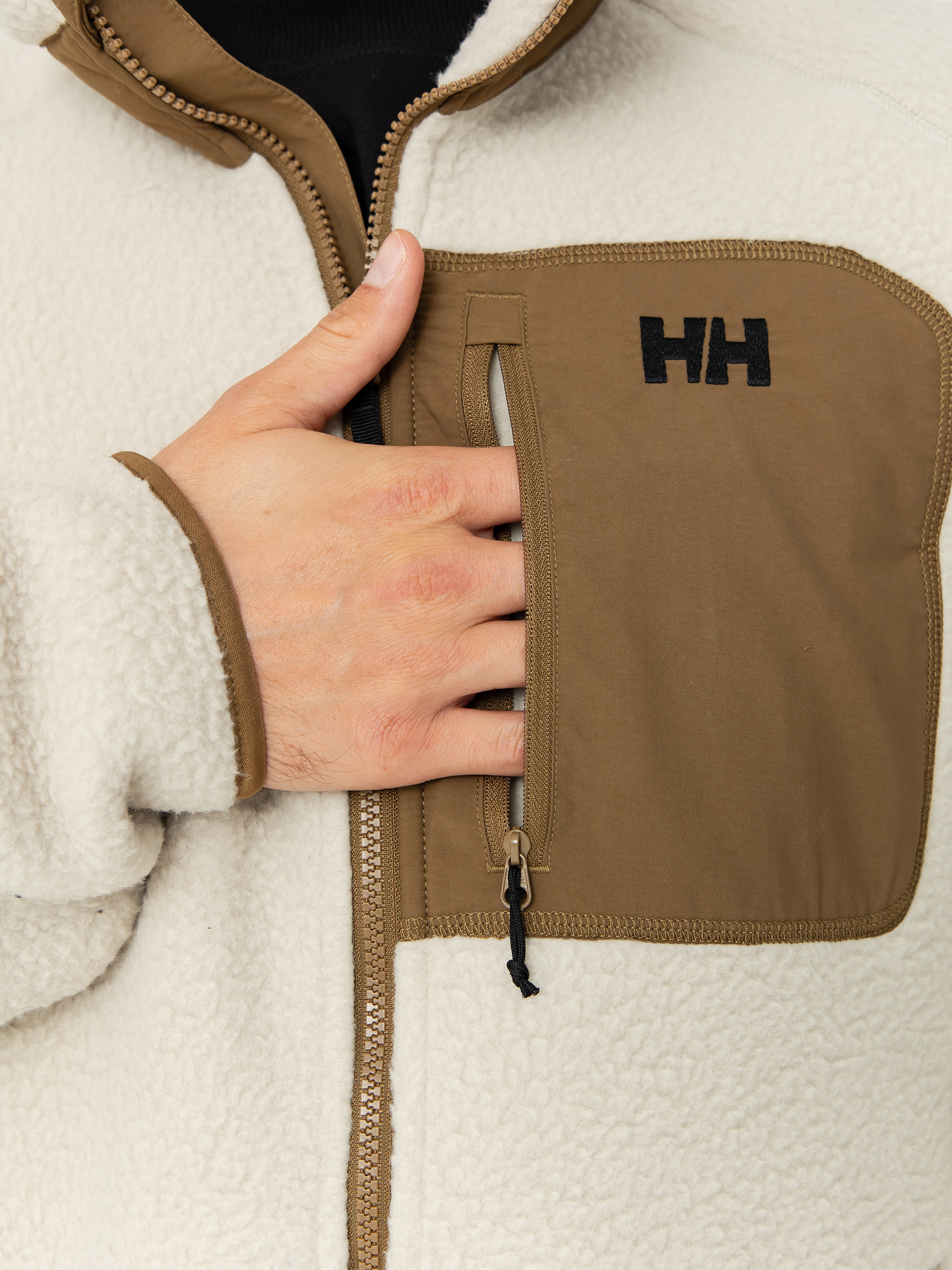 Чоловічий Флісовий светр Helly Hansen Panorama Pile Block (pelican)