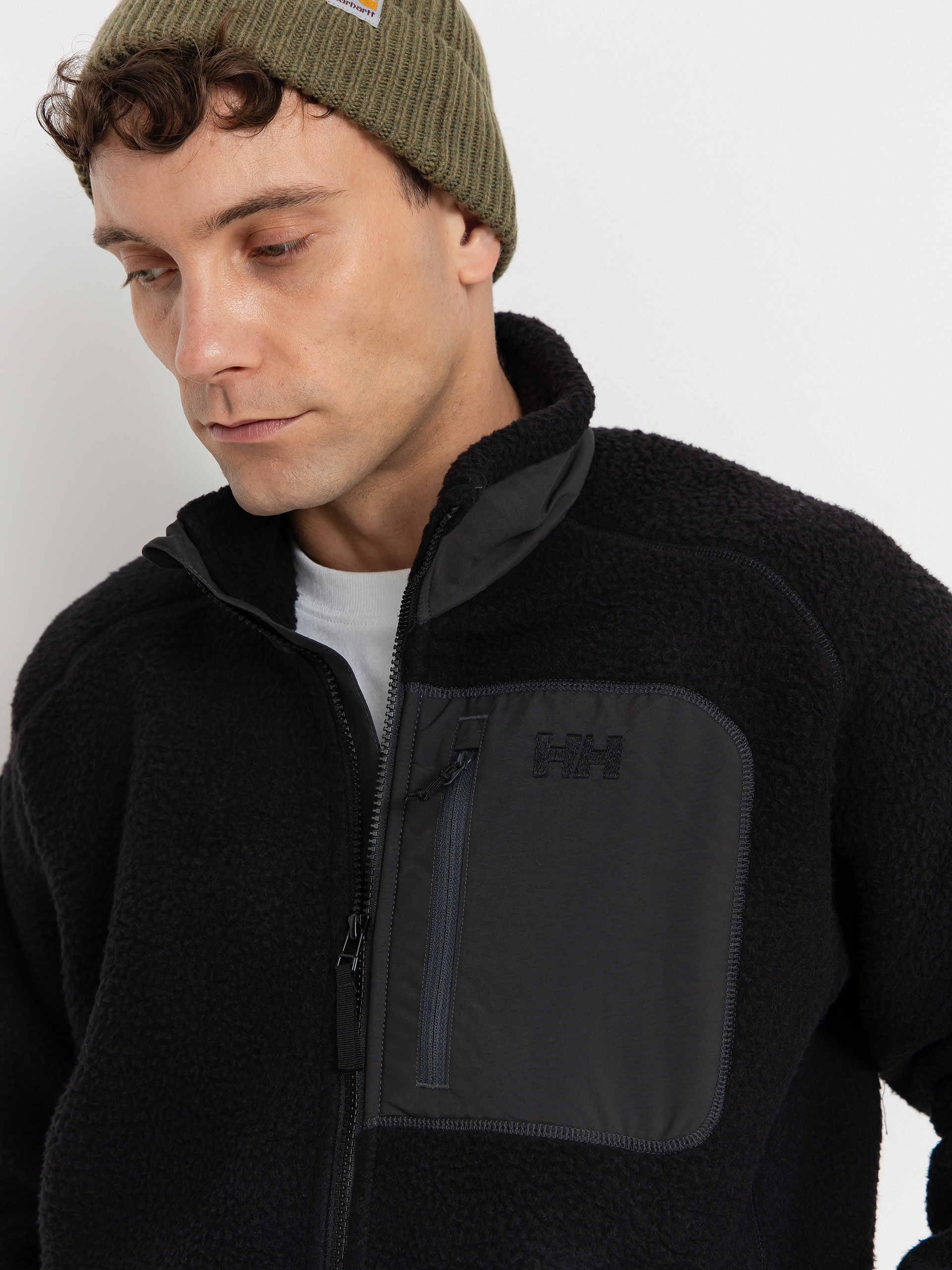 Чоловічий Флісовий светр Helly Hansen Panorama Pile Block (black)