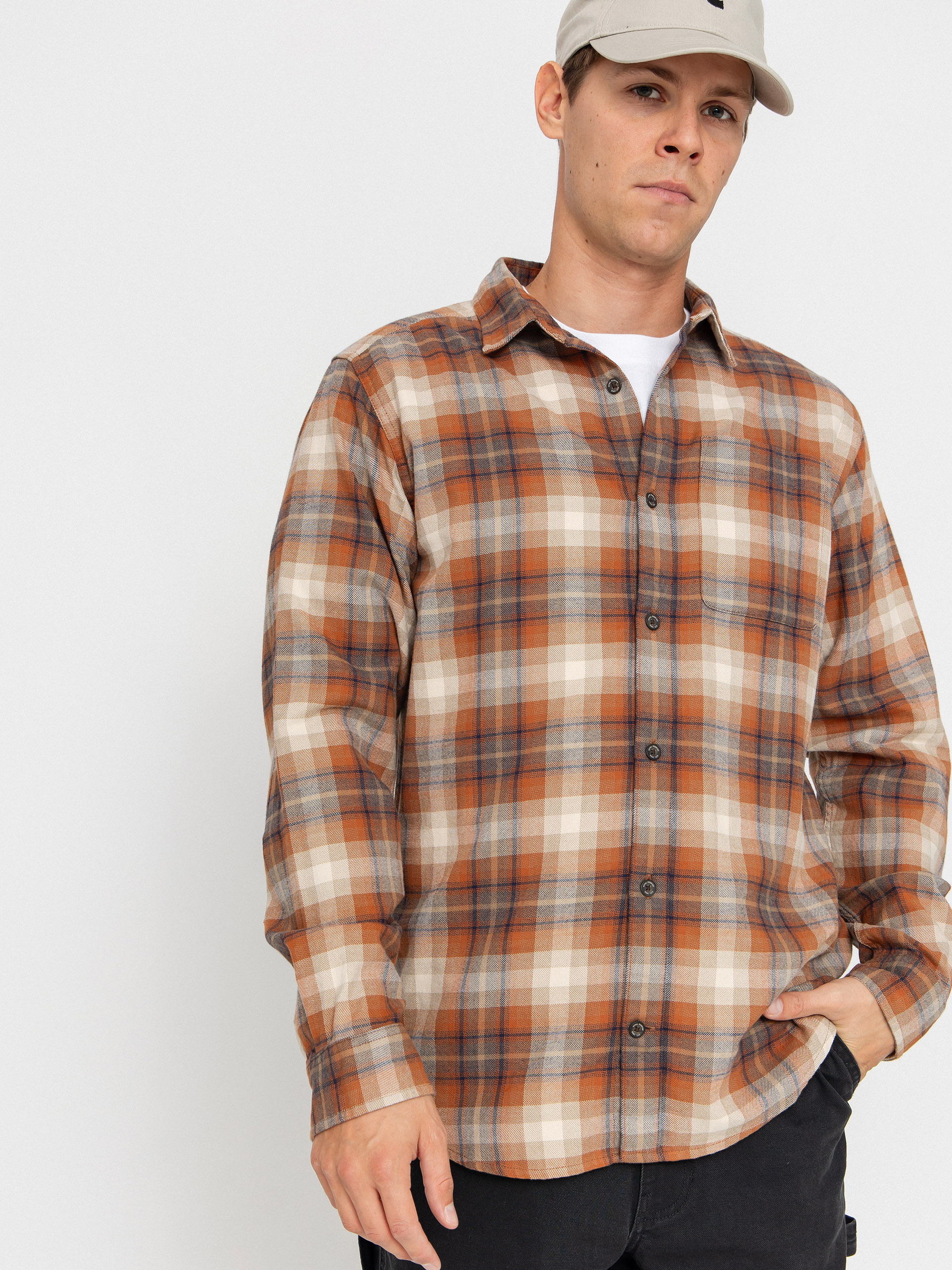 Сорочка Royal Robbins Lieback Organic Cotton Flannel (rust brown dipsea pld)