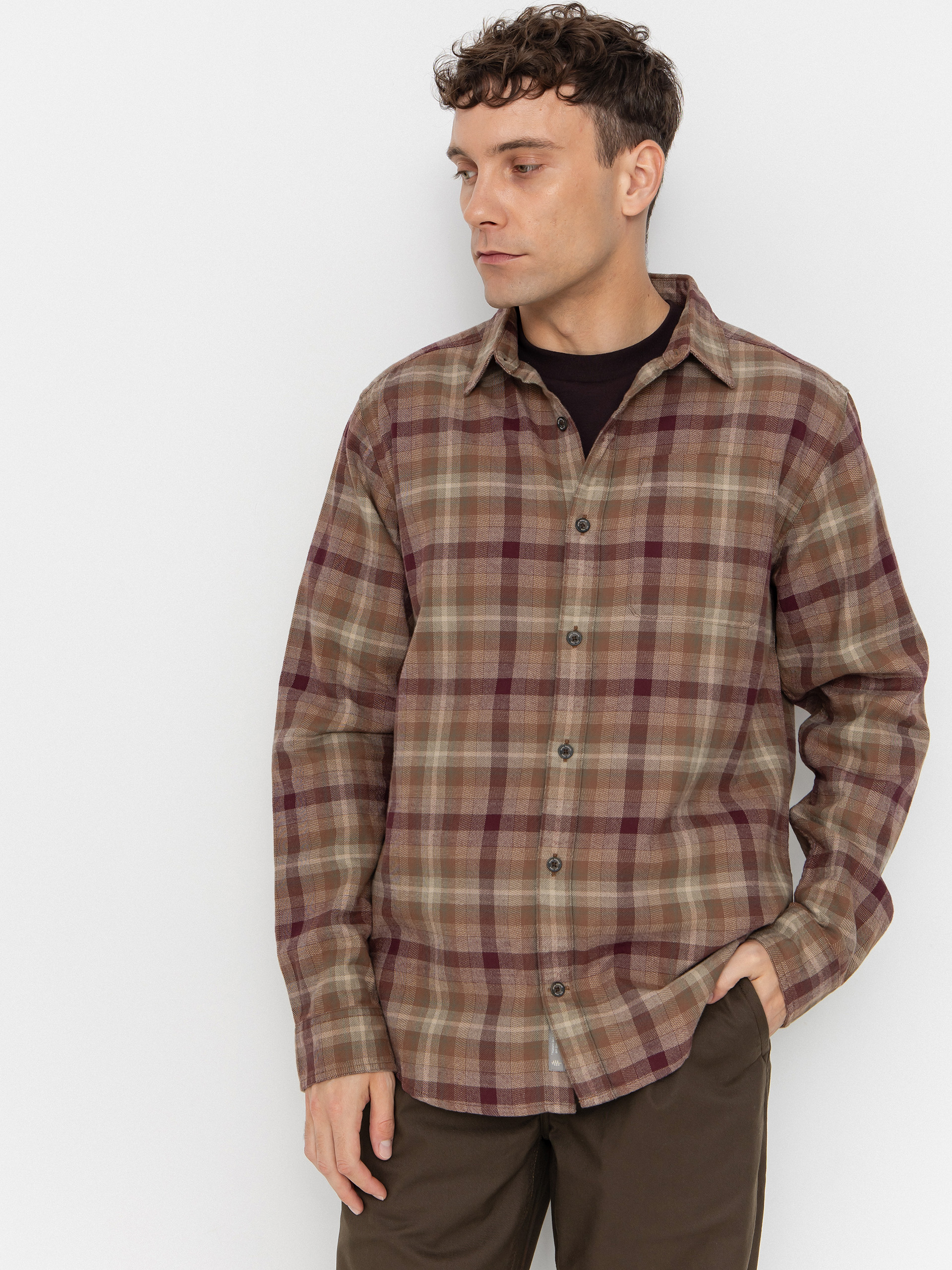 Сорочка Royal Robbins Lieback Organic Cotton Flannel (dusty olive dipsea pld)