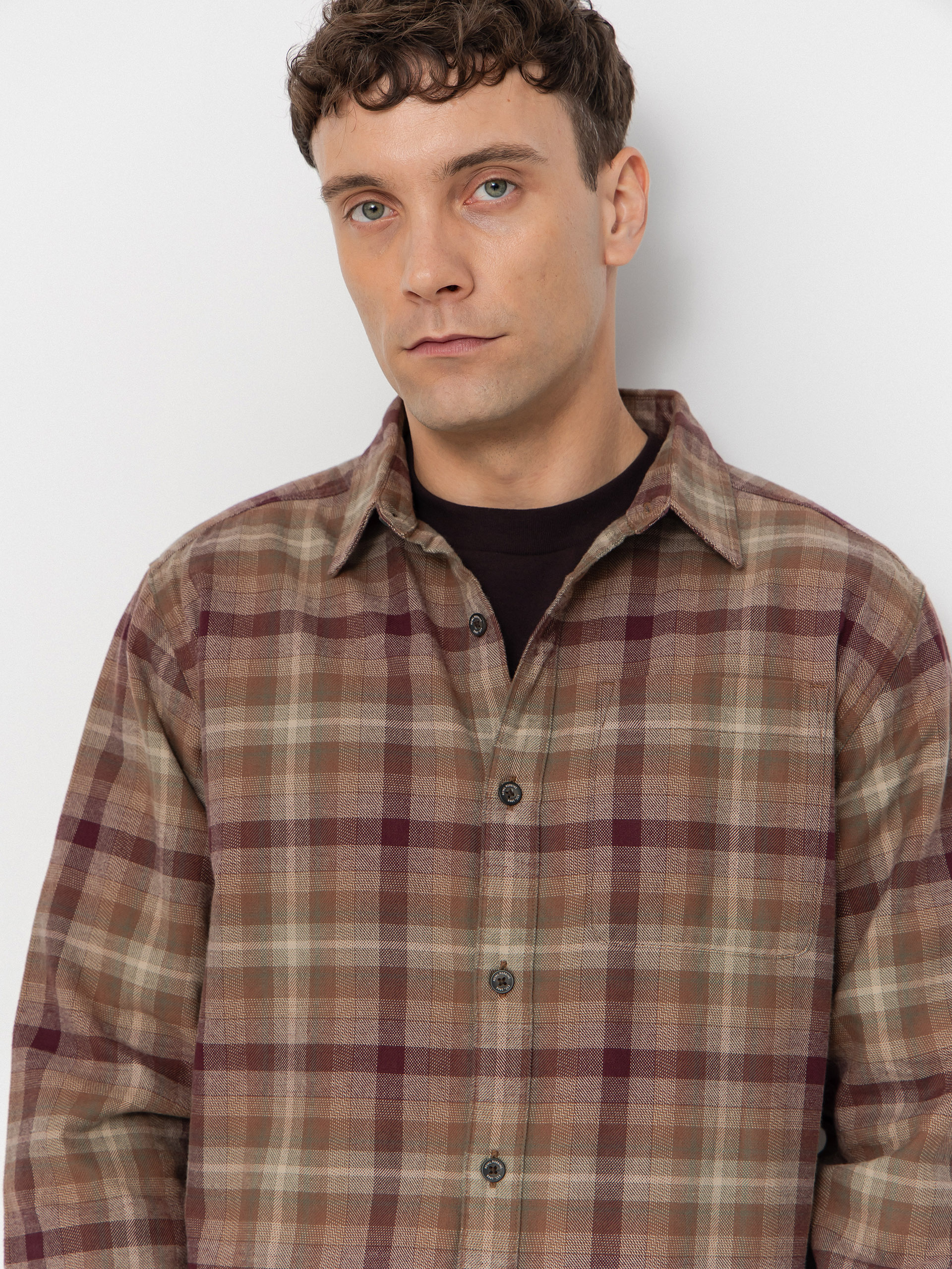 Сорочка Royal Robbins Lieback Organic Cotton Flannel (dusty olive dipsea pld)